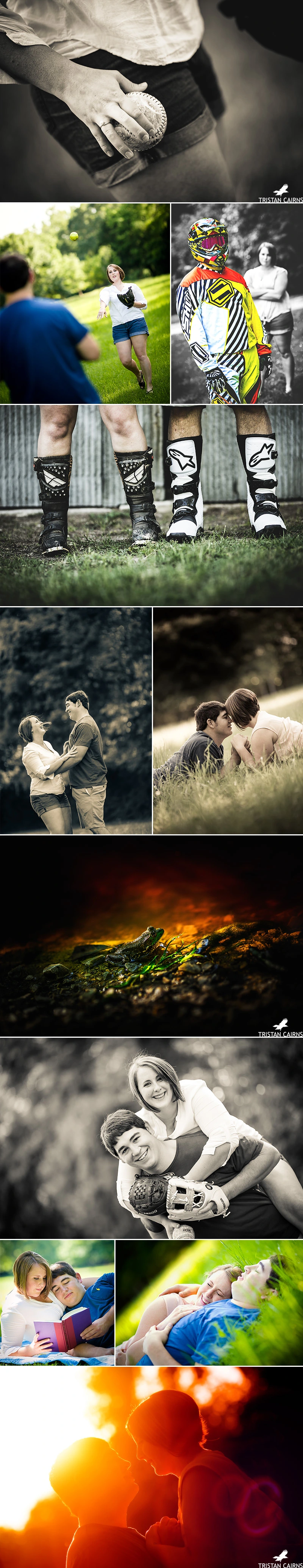 Auburn Alabama Kiesel Park Engagement Session