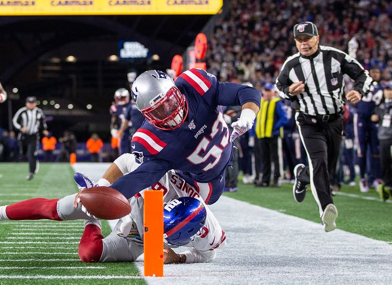 August 19, 2022; Foxborough, MA, USA; New England Patriots safety