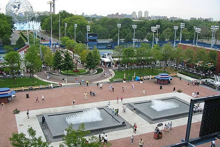 Flushing Meadow Park - Arthur Ashe Stadium Plaza