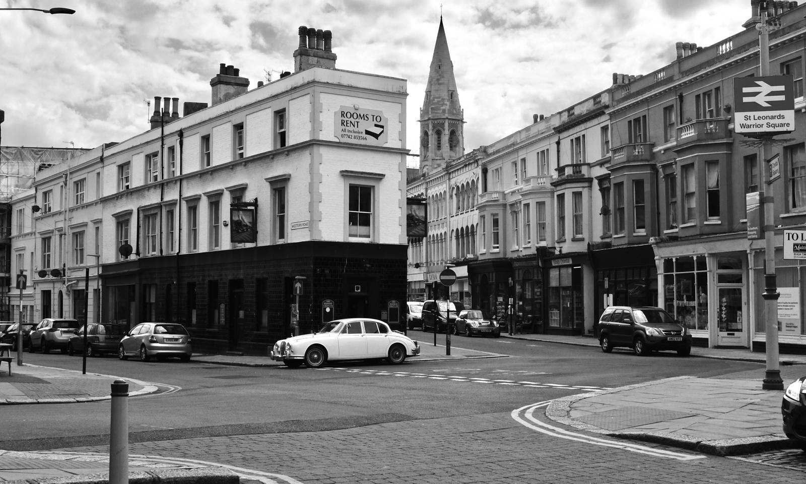 White Jag in Warrior Square