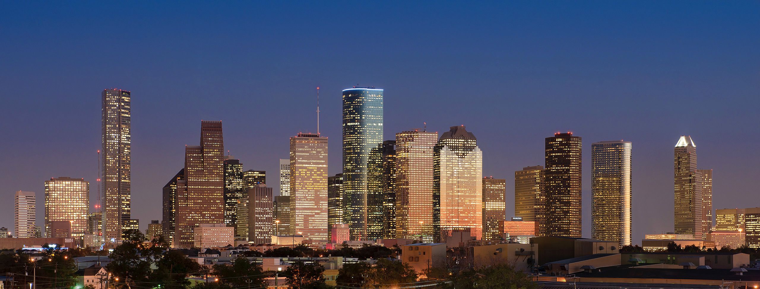 Houston Skyline 3 pano