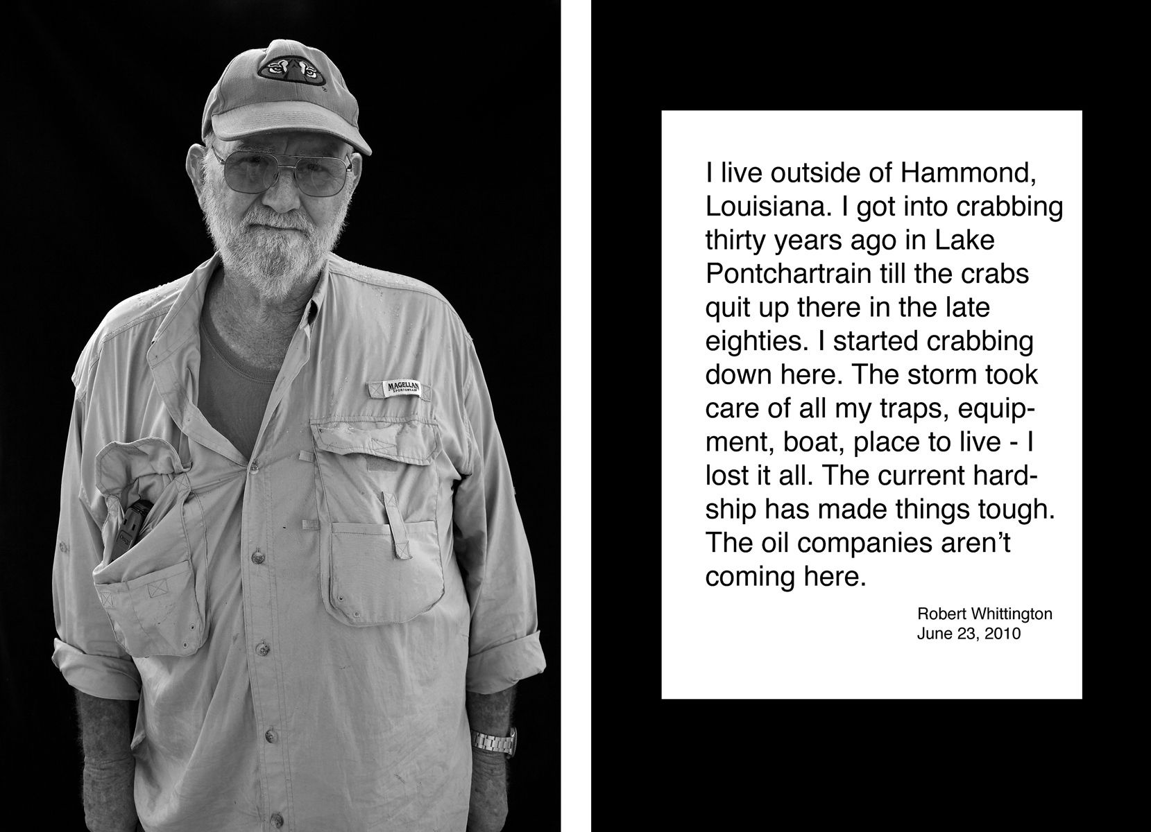 Robert Worthington, Pointe la Hache, LA 2010