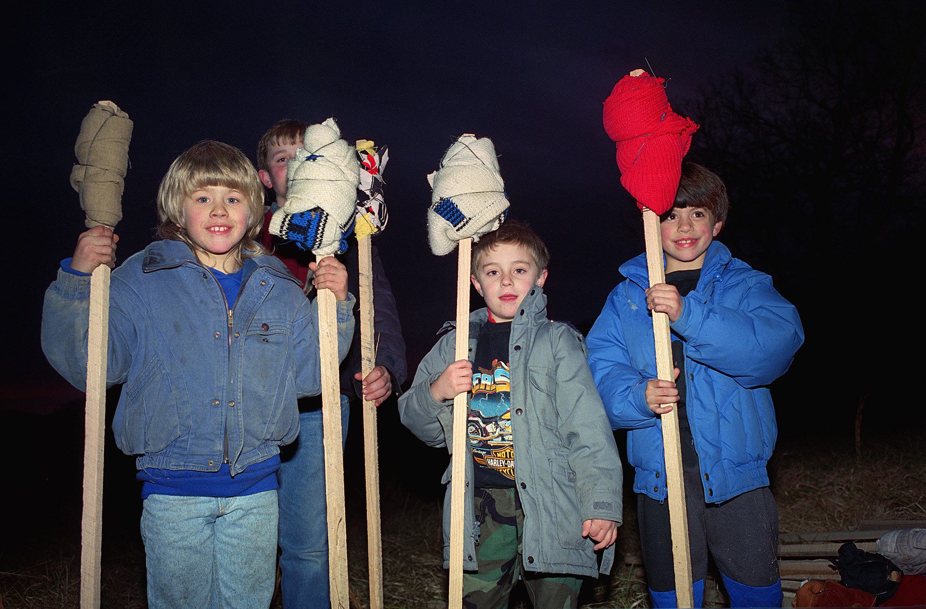 Boys with Torches, Campbellville, TN 1990
