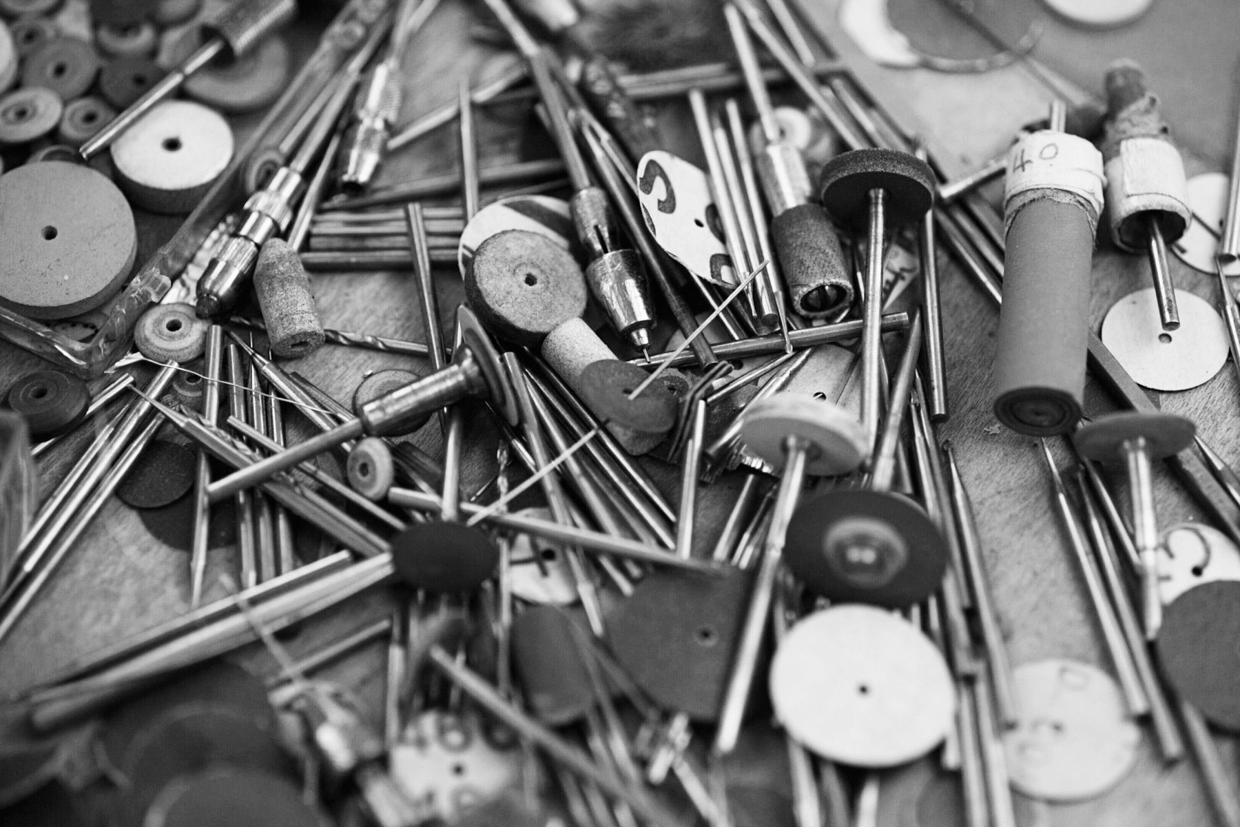 Over the past 7 or 8 years I have worked extensively with Tiffany & Co. in New York photographing the designers and makers of their jewelry. This is a small selection of some of the work, photographed at their workshops in Manhattan.