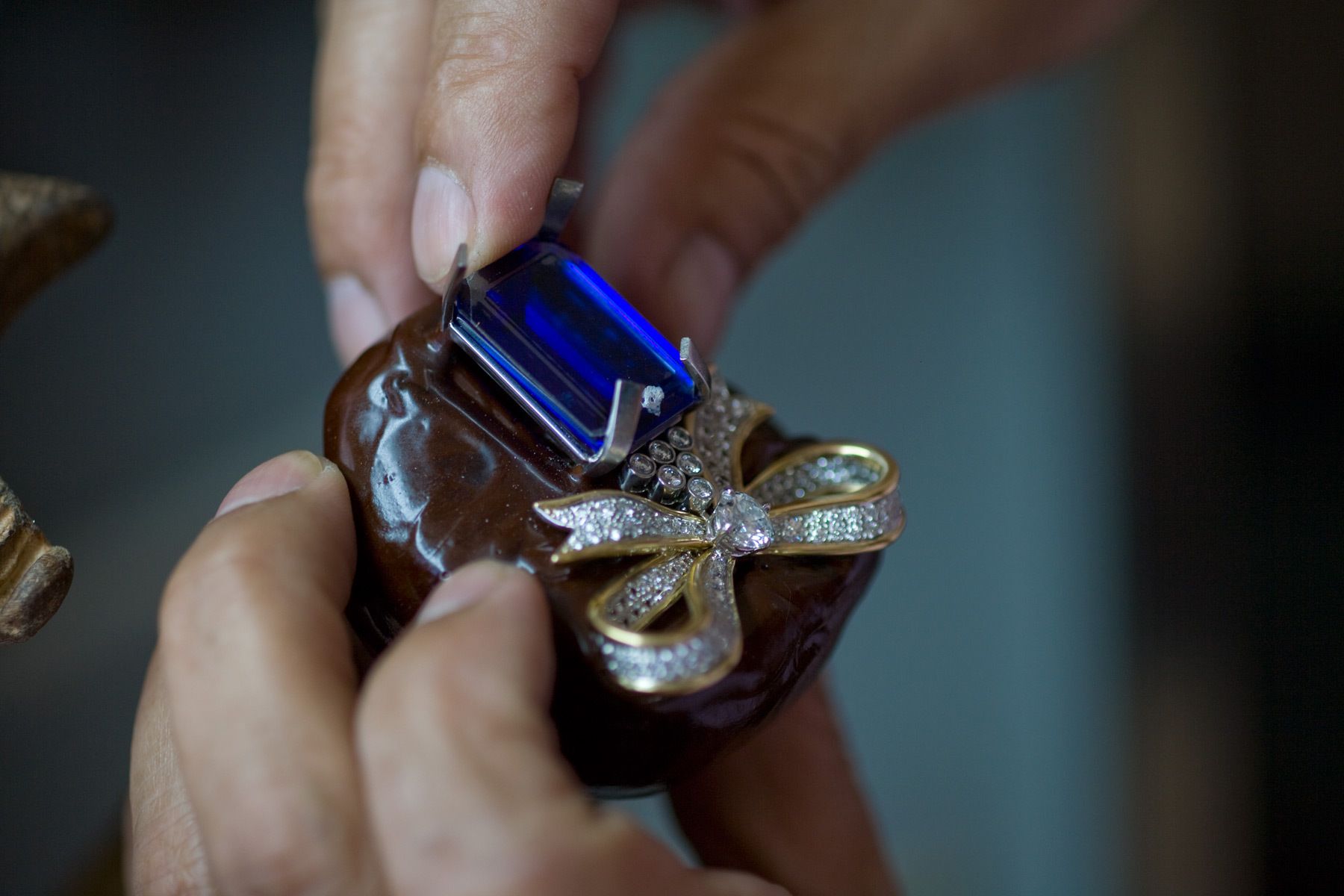 Over the past 7 or 8 years I have worked extensively with Tiffany & Co. in New York photographing the designers and makers of their jewelry. This is a small selection of some of the work, photographed at their workshops in Manhattan.