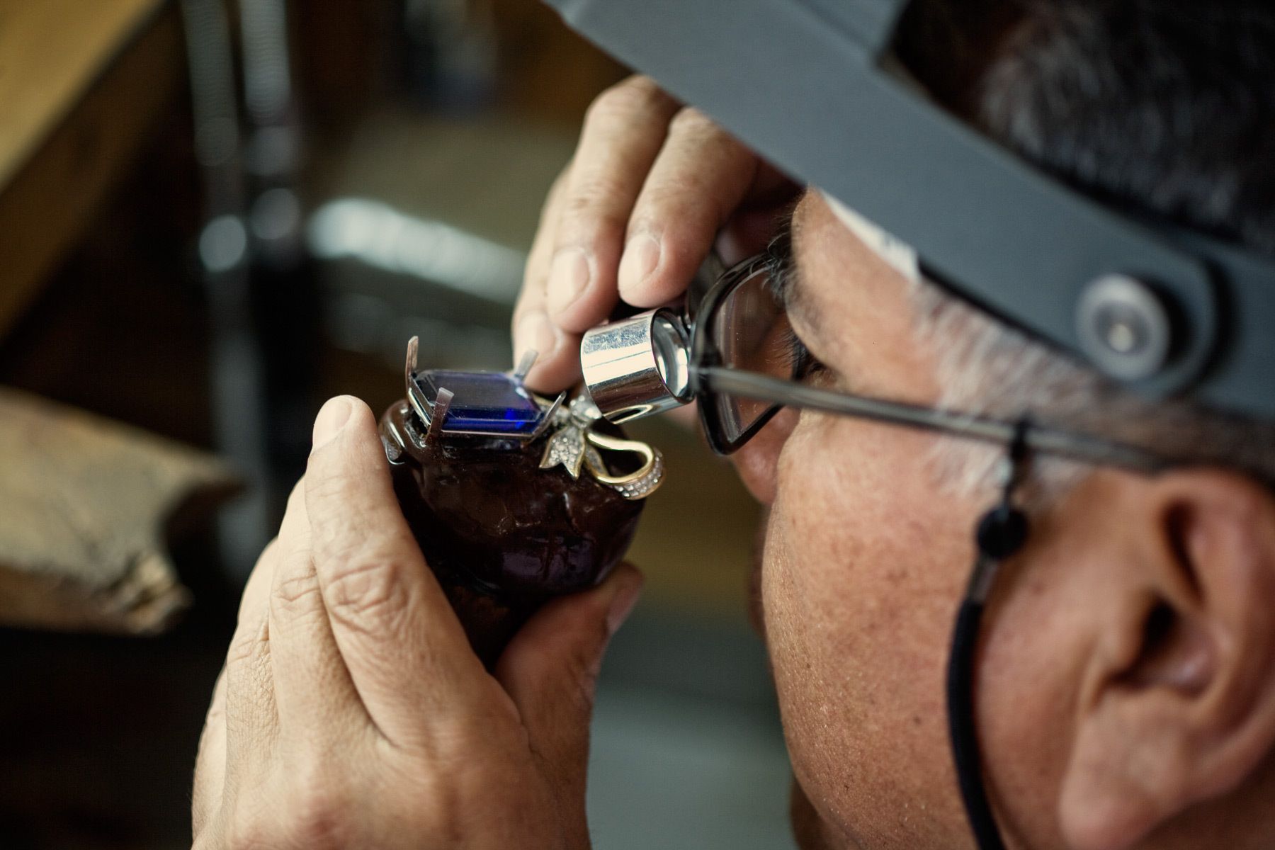 Over the past 7 or 8 years I have worked extensively with Tiffany & Co. in New York photographing the designers and makers of their jewelry. This is a small selection of some of the work, photographed at their workshops in Manhattan.