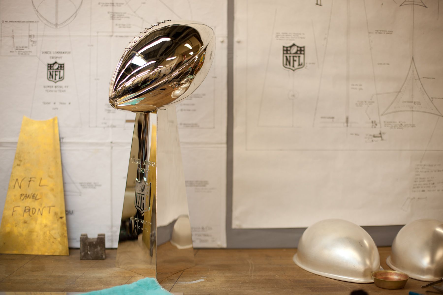 The Vince Lombardi Trophy Made by Tiffany & Co.