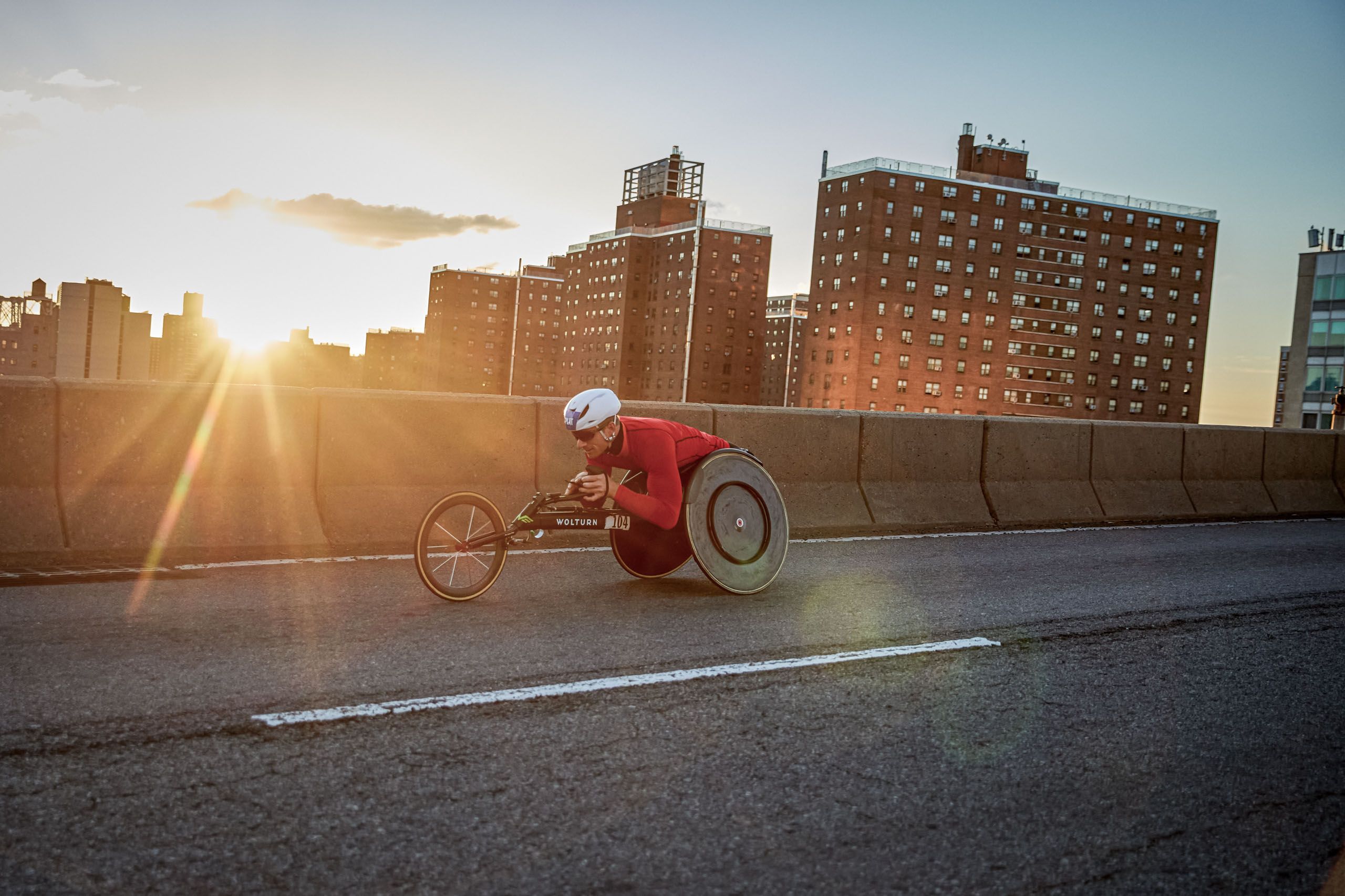 Wheelchair Racing on Street