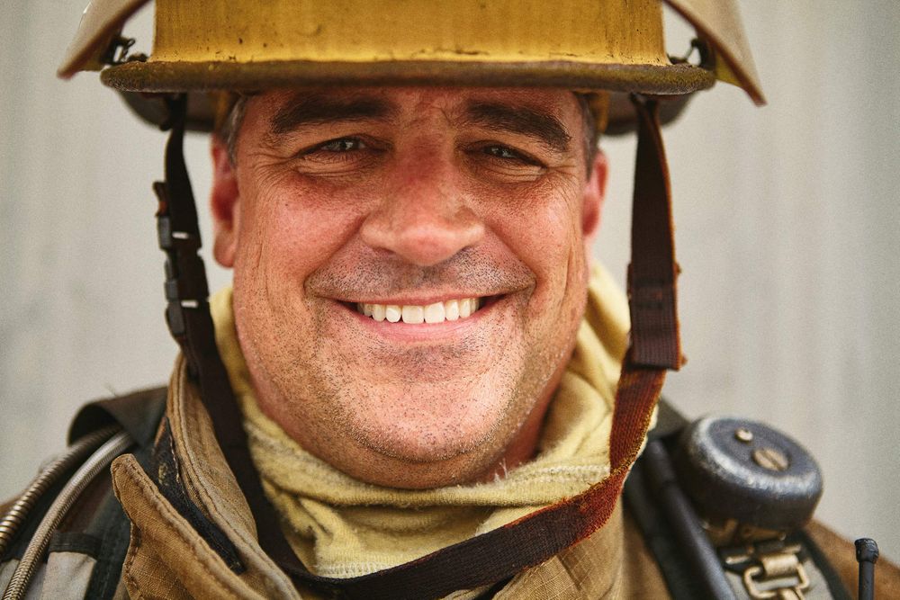 Fireman Smiling