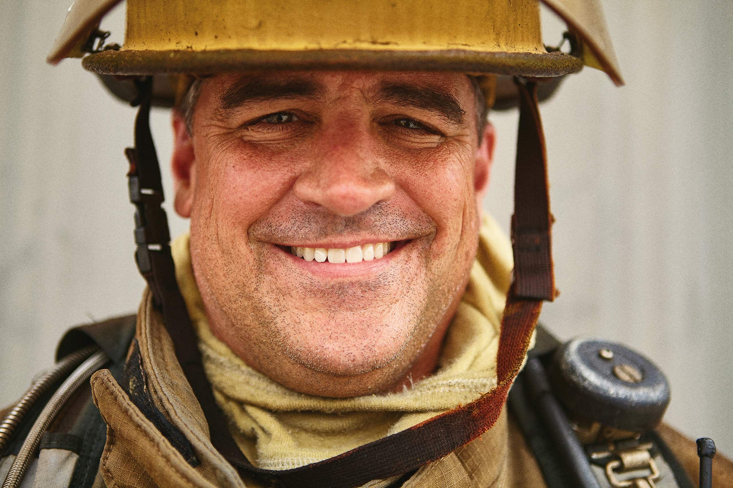 Fireman Smiling