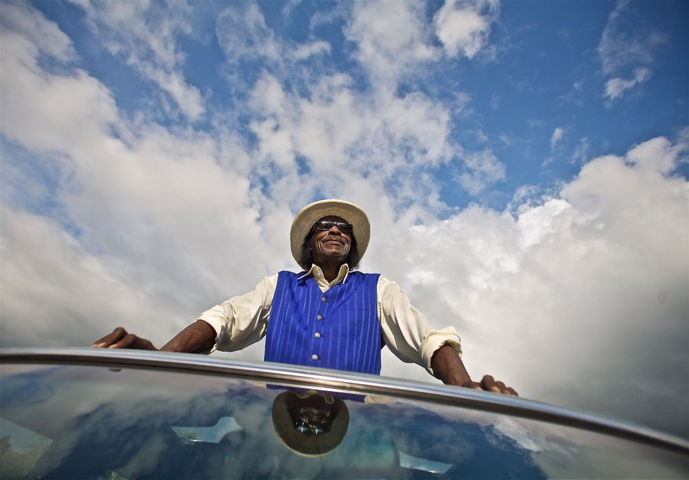 King Lloyd In Out of His Sunroof
