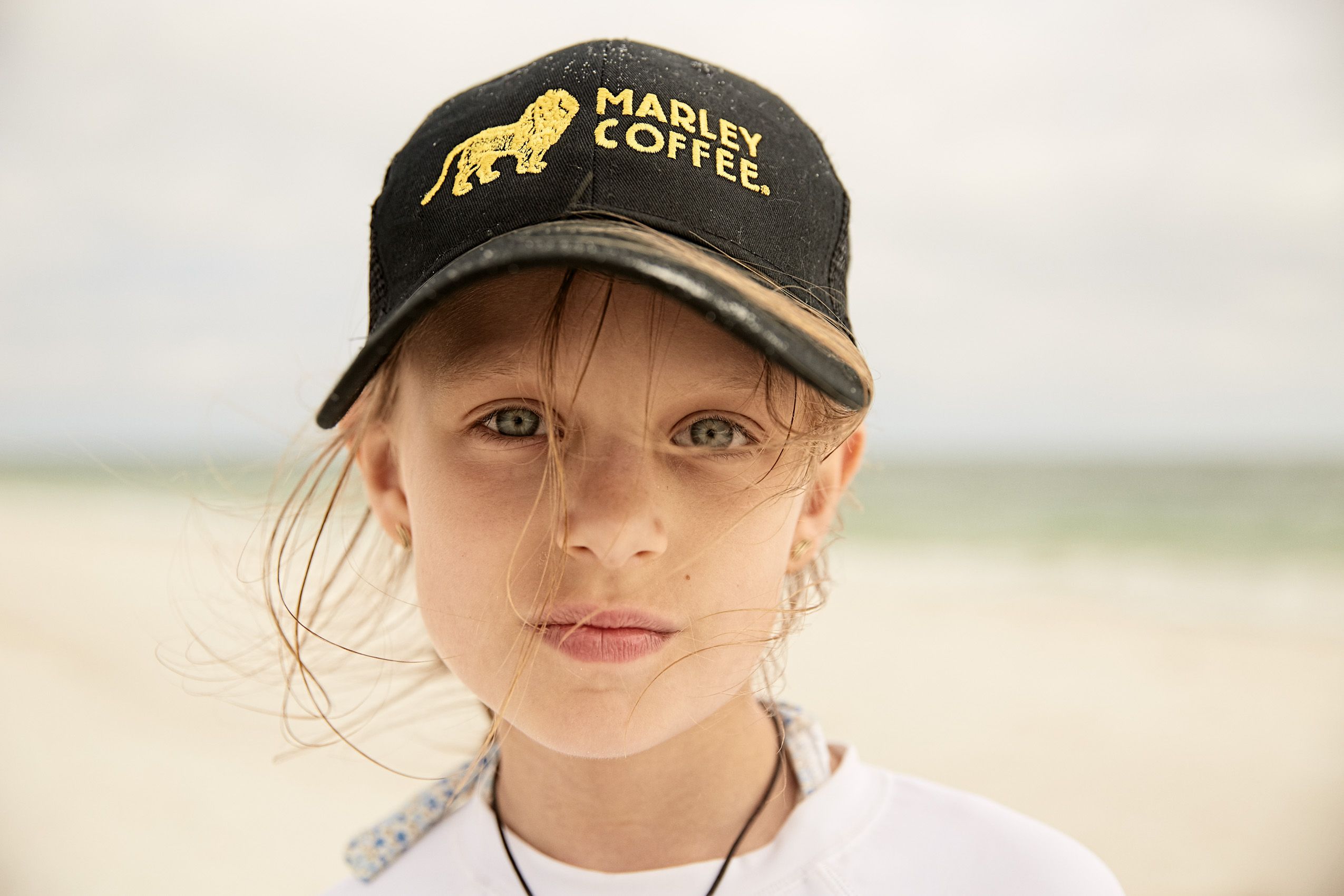 Girl in Marley Coffee Hat