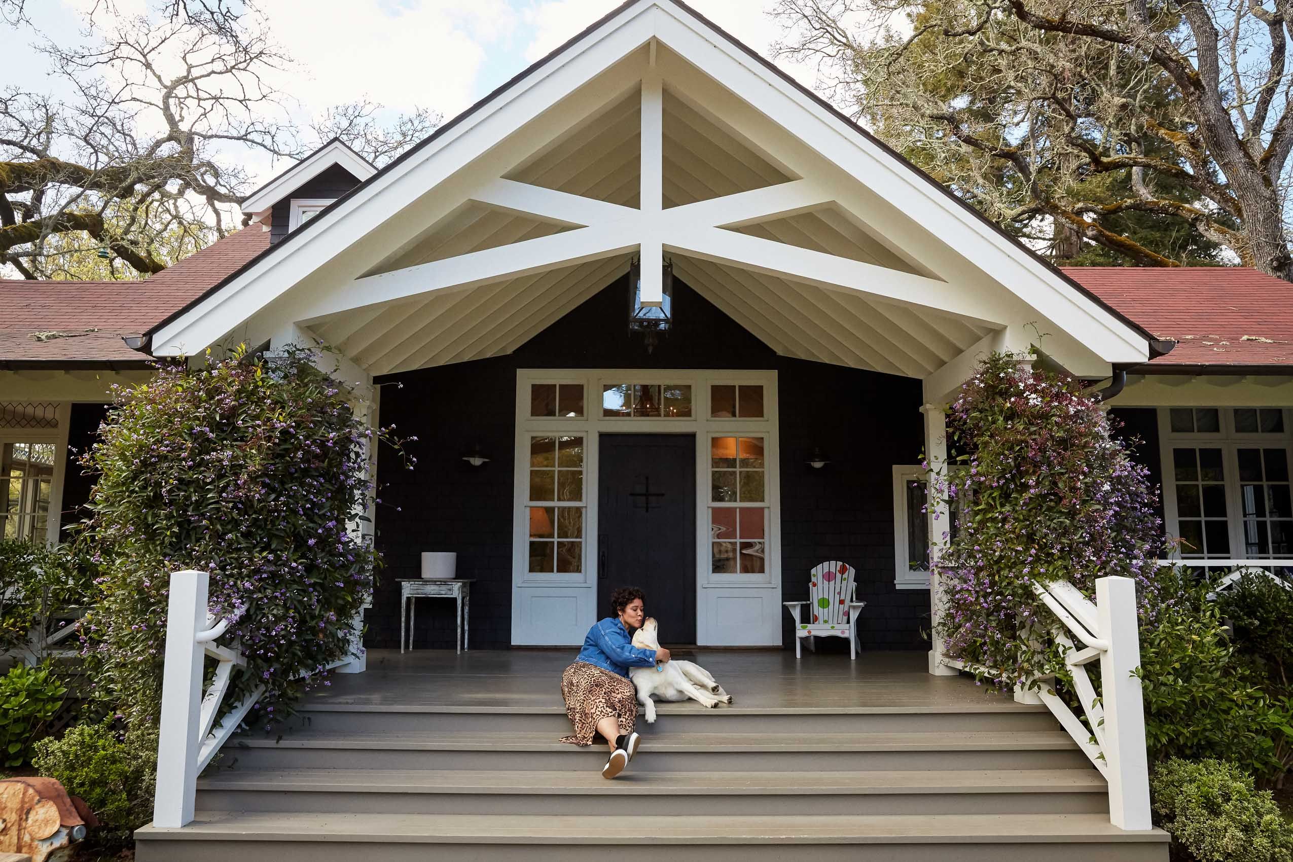 Puppy Love on Porch