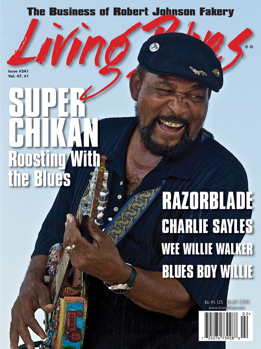 Living Blues magazine Cover, Super Chikan