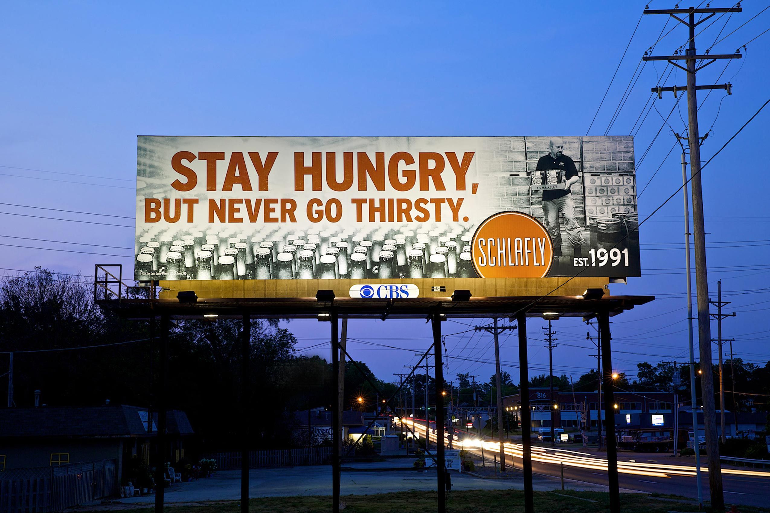 Schlafly Beer Outdoor Advertisement