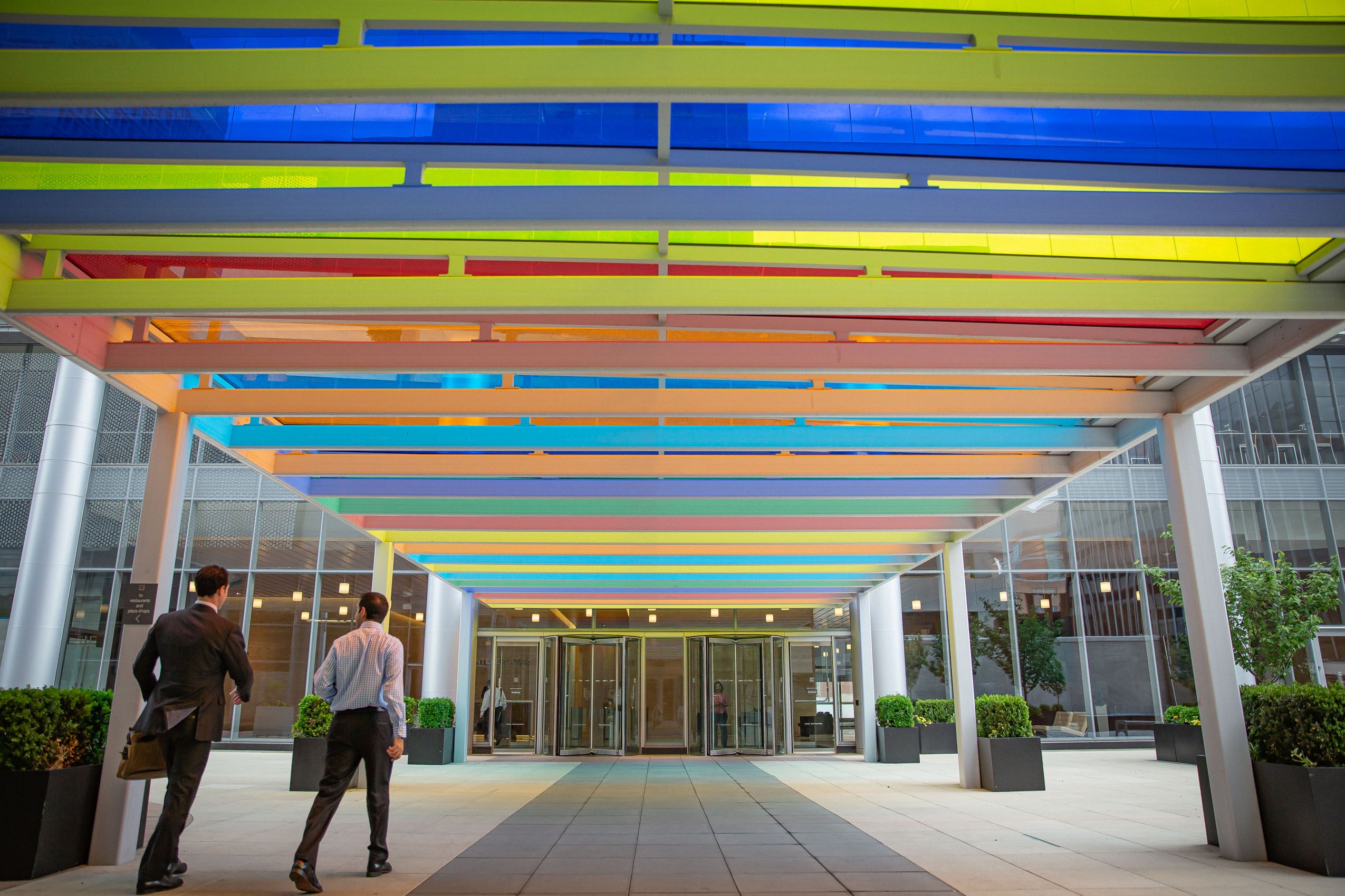 Colorful Office Entrance