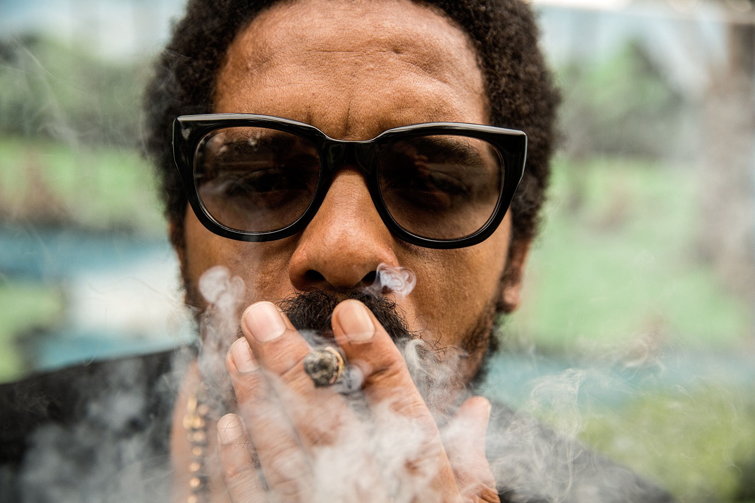 Rohan Marley Smoking