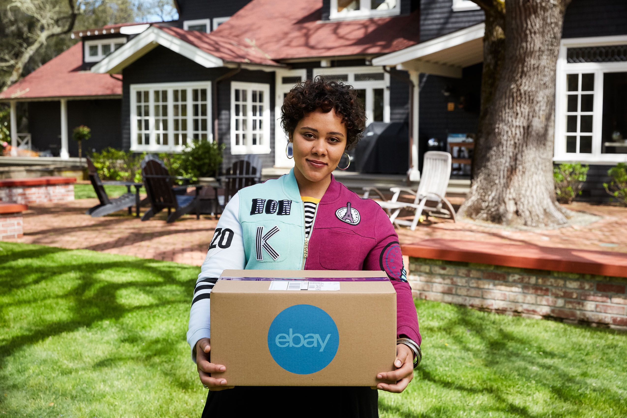 Woman Holding Box