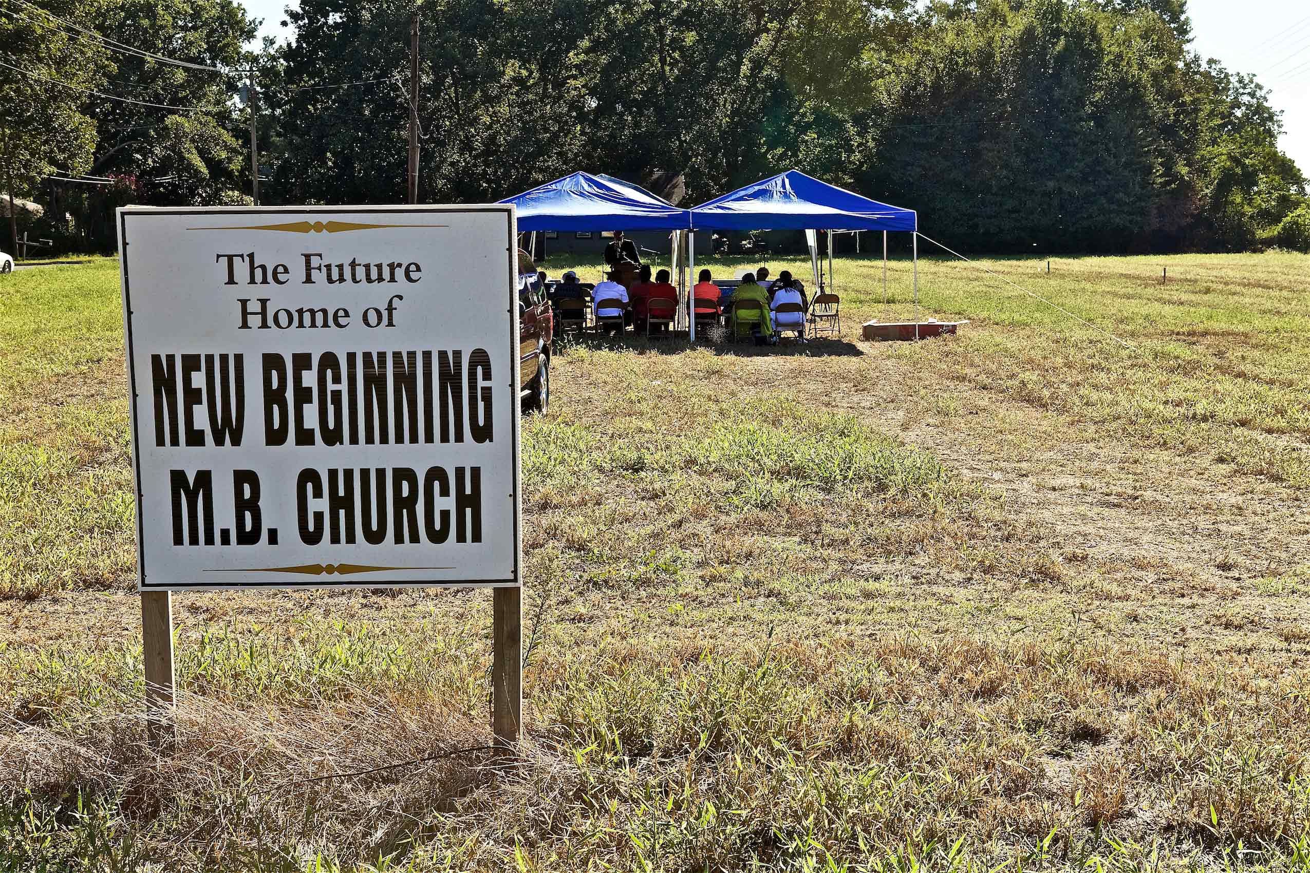 New Beginning Church Sign