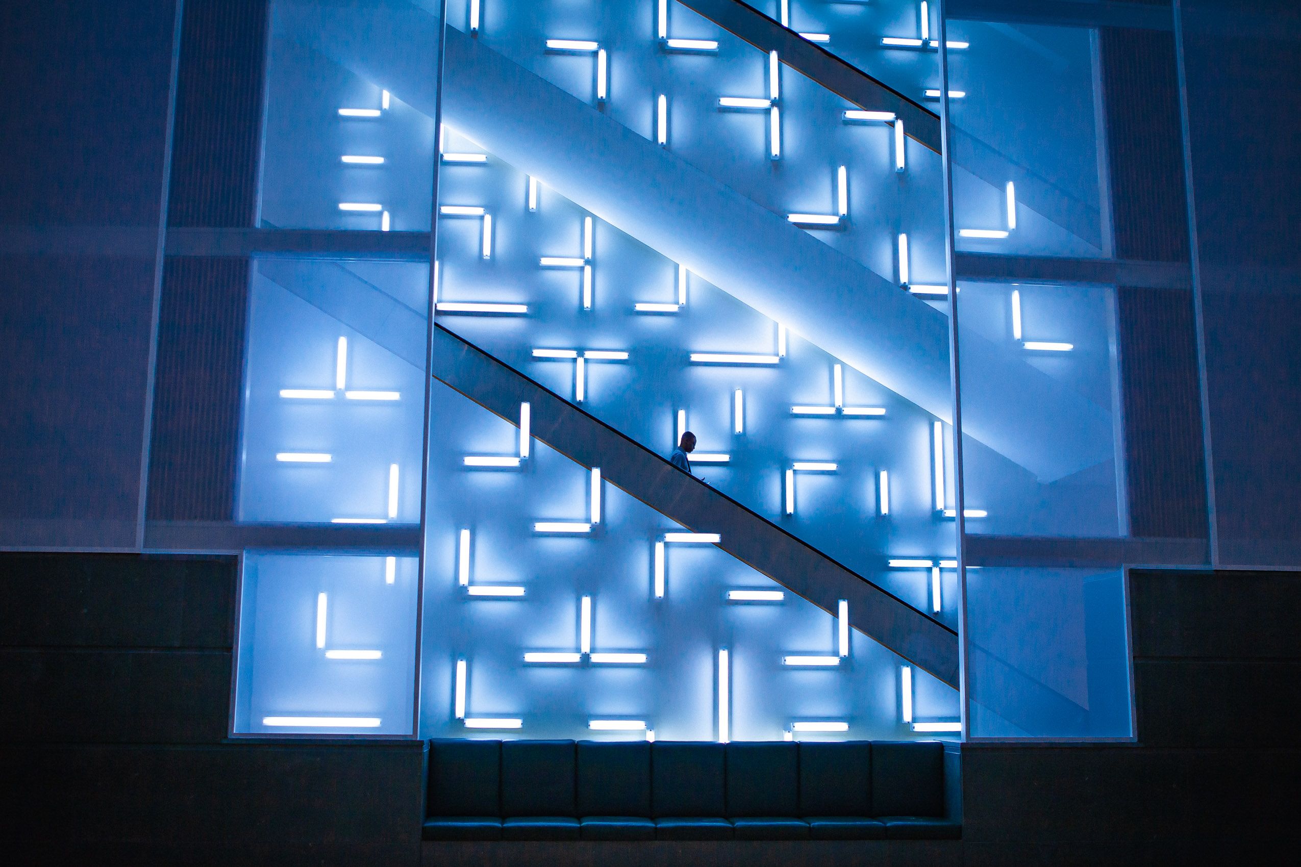 LED Mural Stairway
