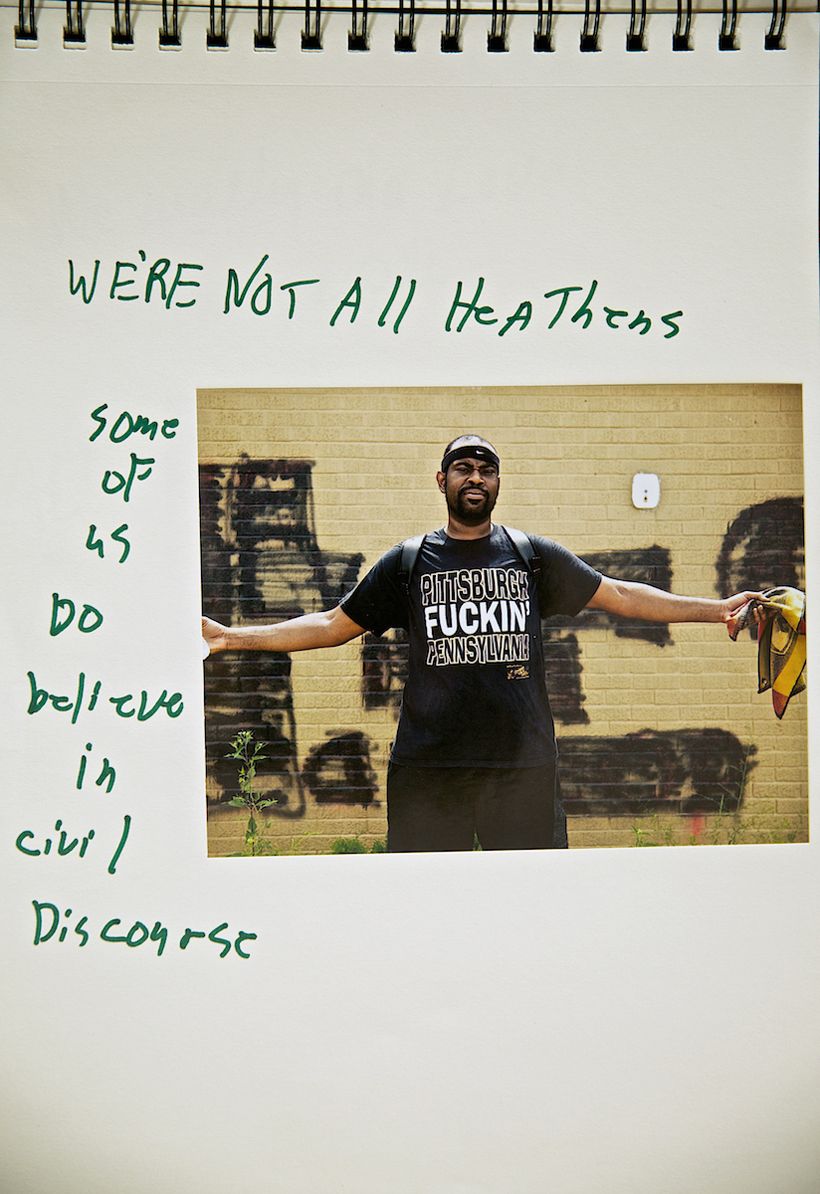 Man With His Arms Spread