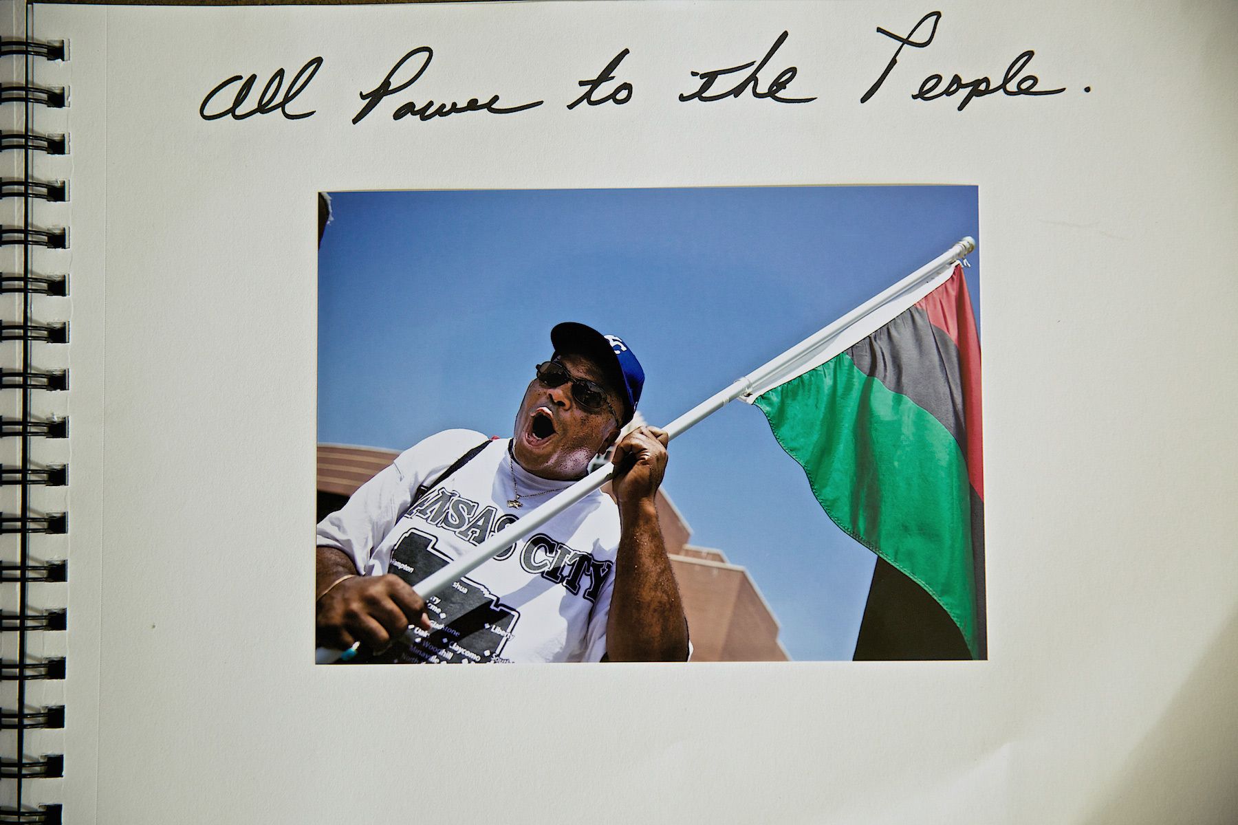 Man Holding Flag
