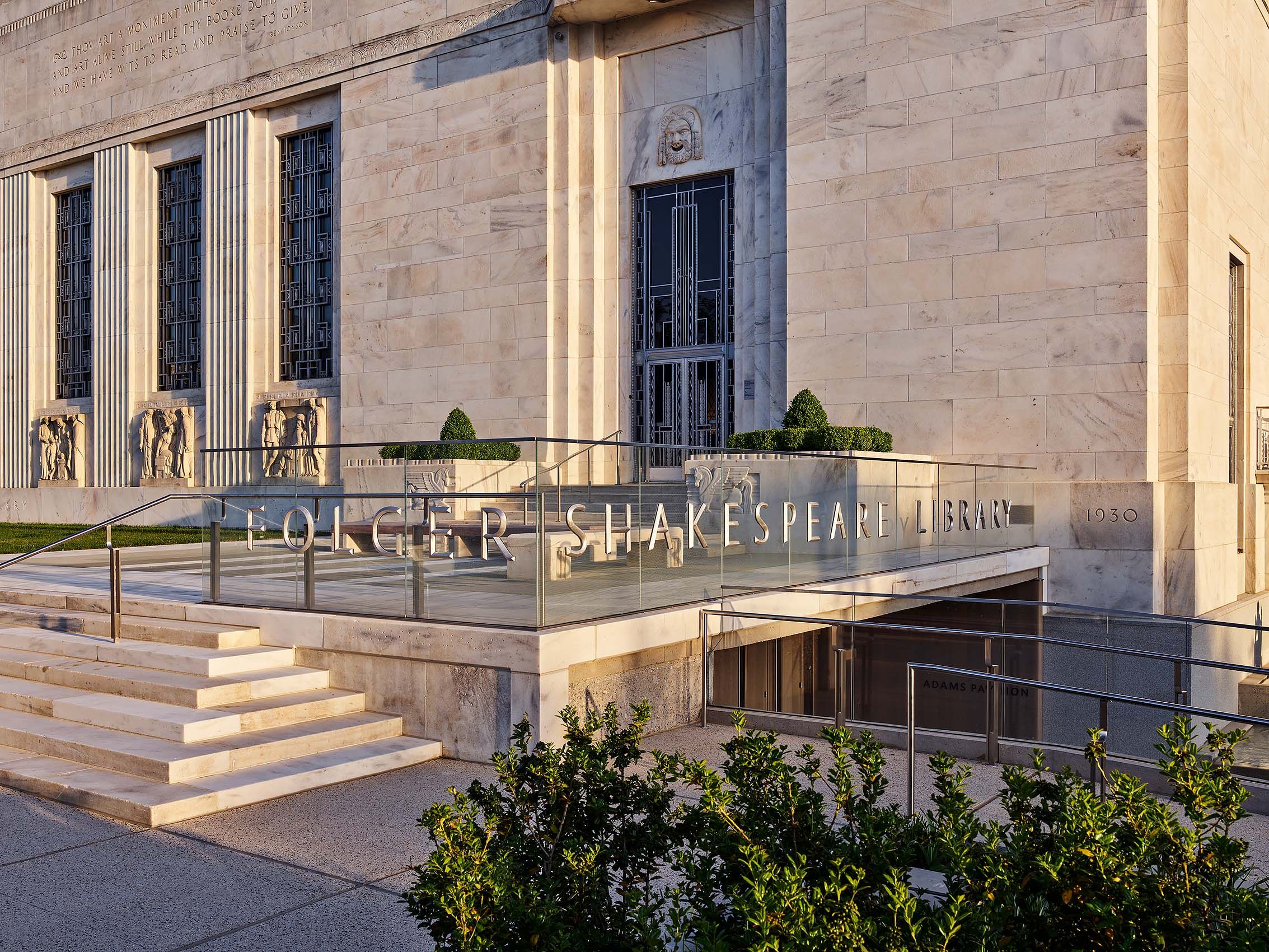 KIERAN TIMBERLAKE  .  FOLGER SHAKESPEARE LIBRARY ADDITION AND RENOVATION,  WASHINGTON DC