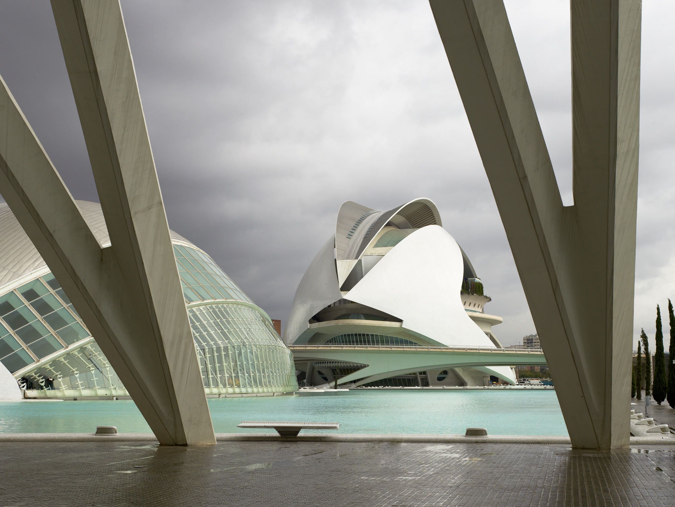 SANTIAGO CALATRAVA . PALAU DE LAS ARTES . VALENCIA