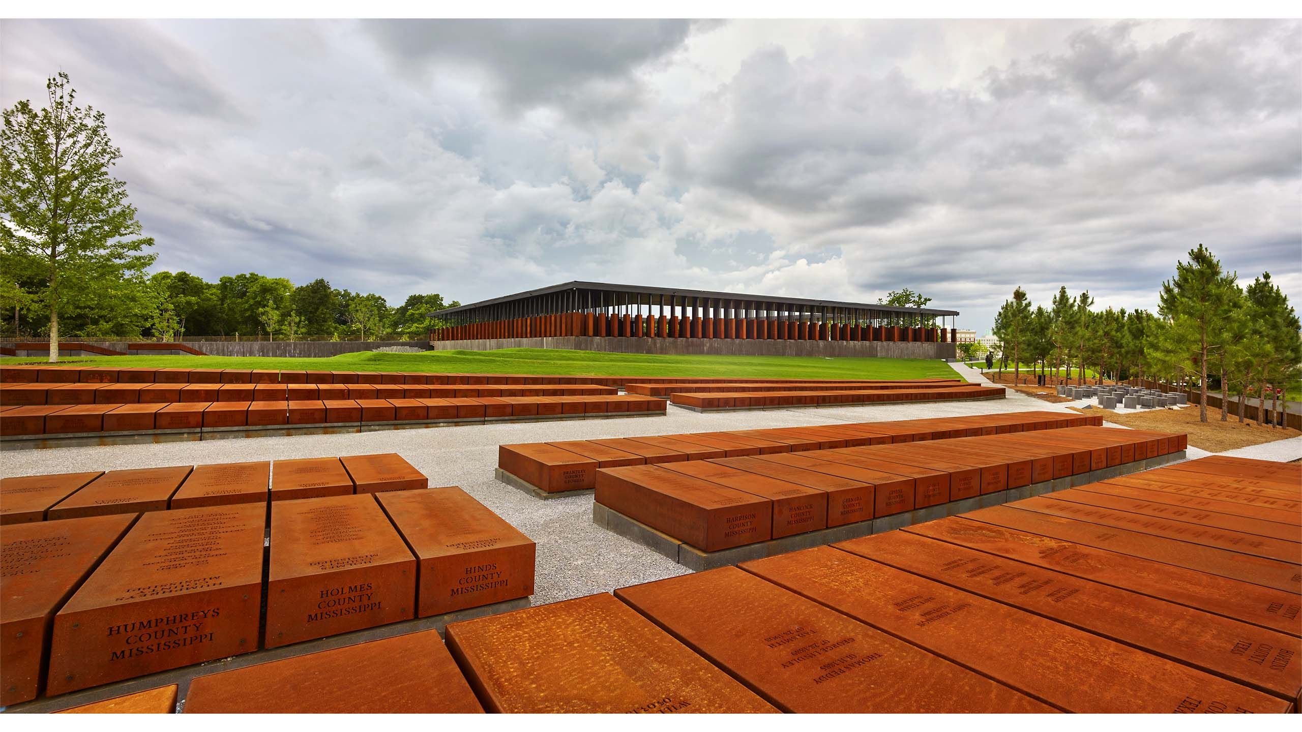 MASS DESIGN GROUP  .  NATIONAL MEMORIAL FOR PEACE AND JUSTICE  .  MONTGOMERY AL