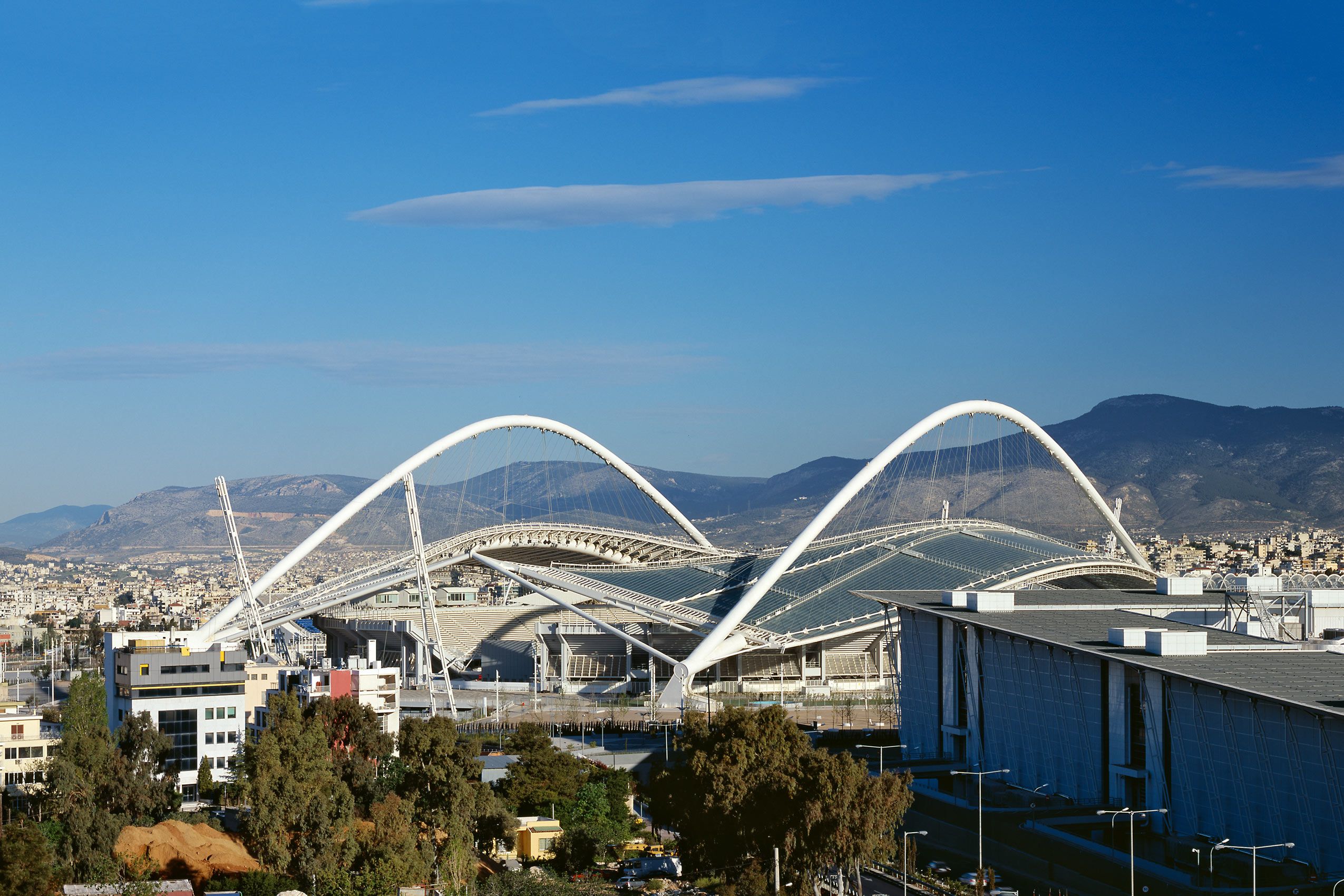 SANTIAGO CALATRAVA . 2004 OLYMPICS SPORTS COMPLEX . ATHENS