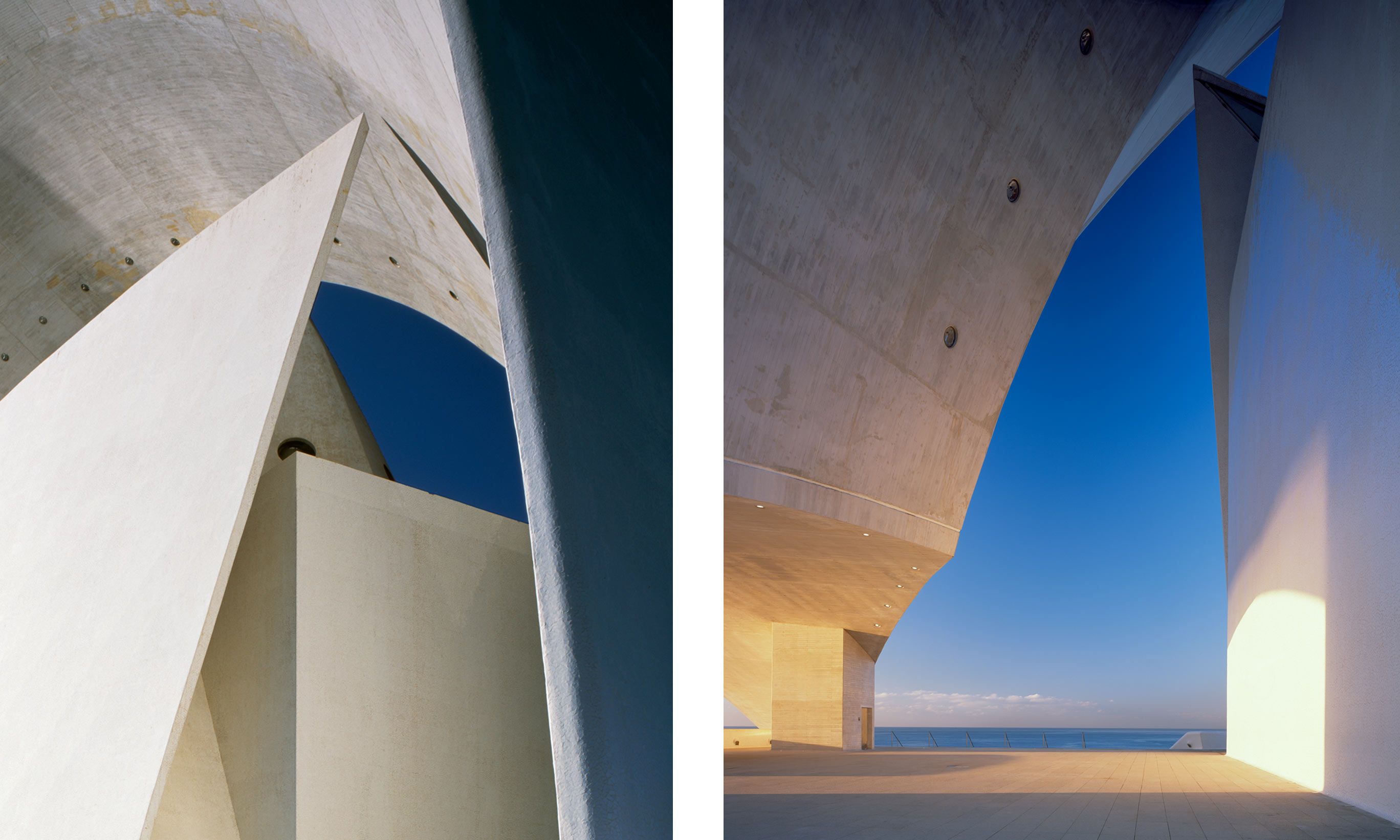 SANTIAGO CALATRAVA . AUDITORIO DE TENERIFE . CANARY ISLANDS SPAIN