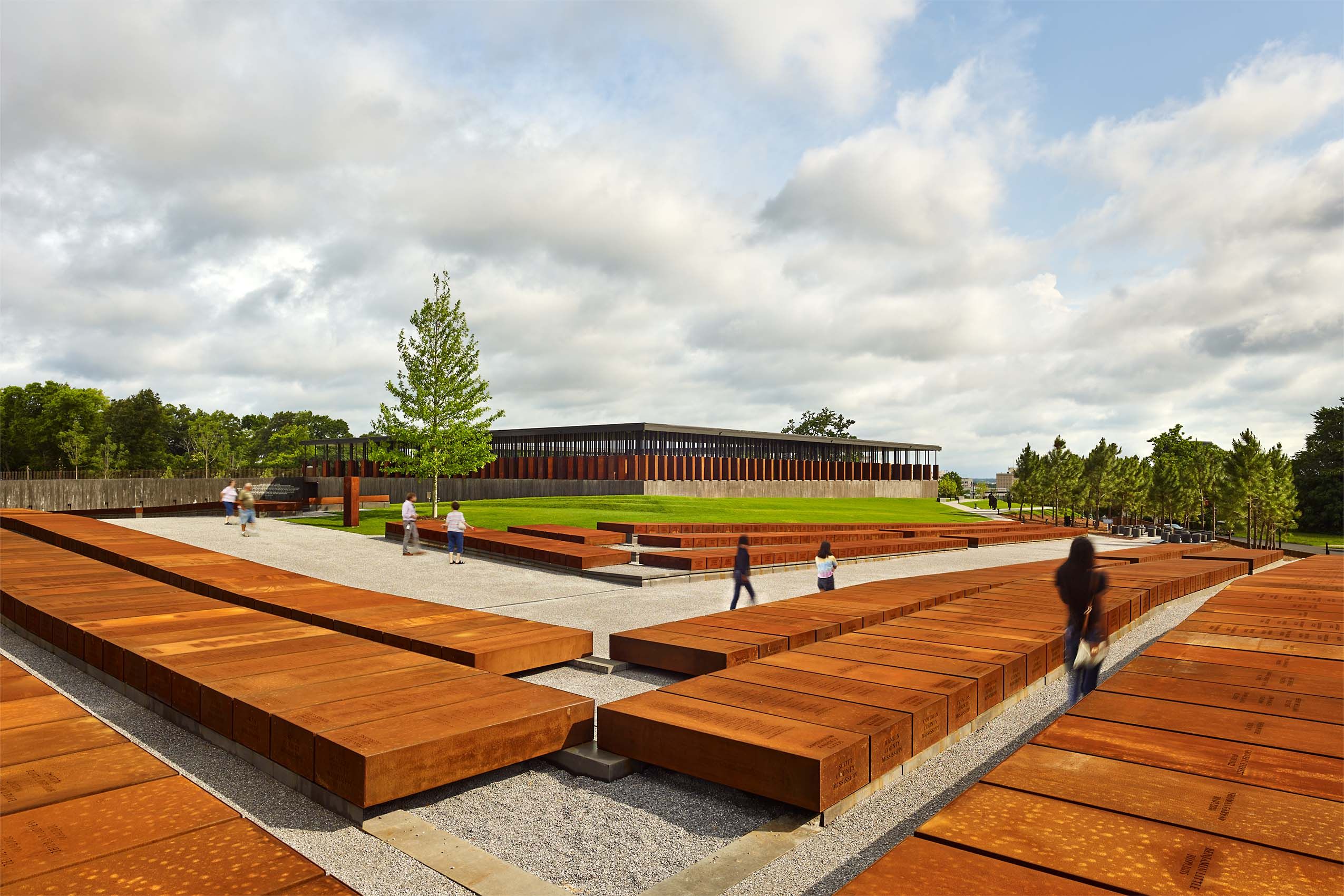 MASS DESIGN GROUP  .  NATIONAL MEMORIAL FOR PEACE AND JUSTICE  .  MONTGOMERY AL