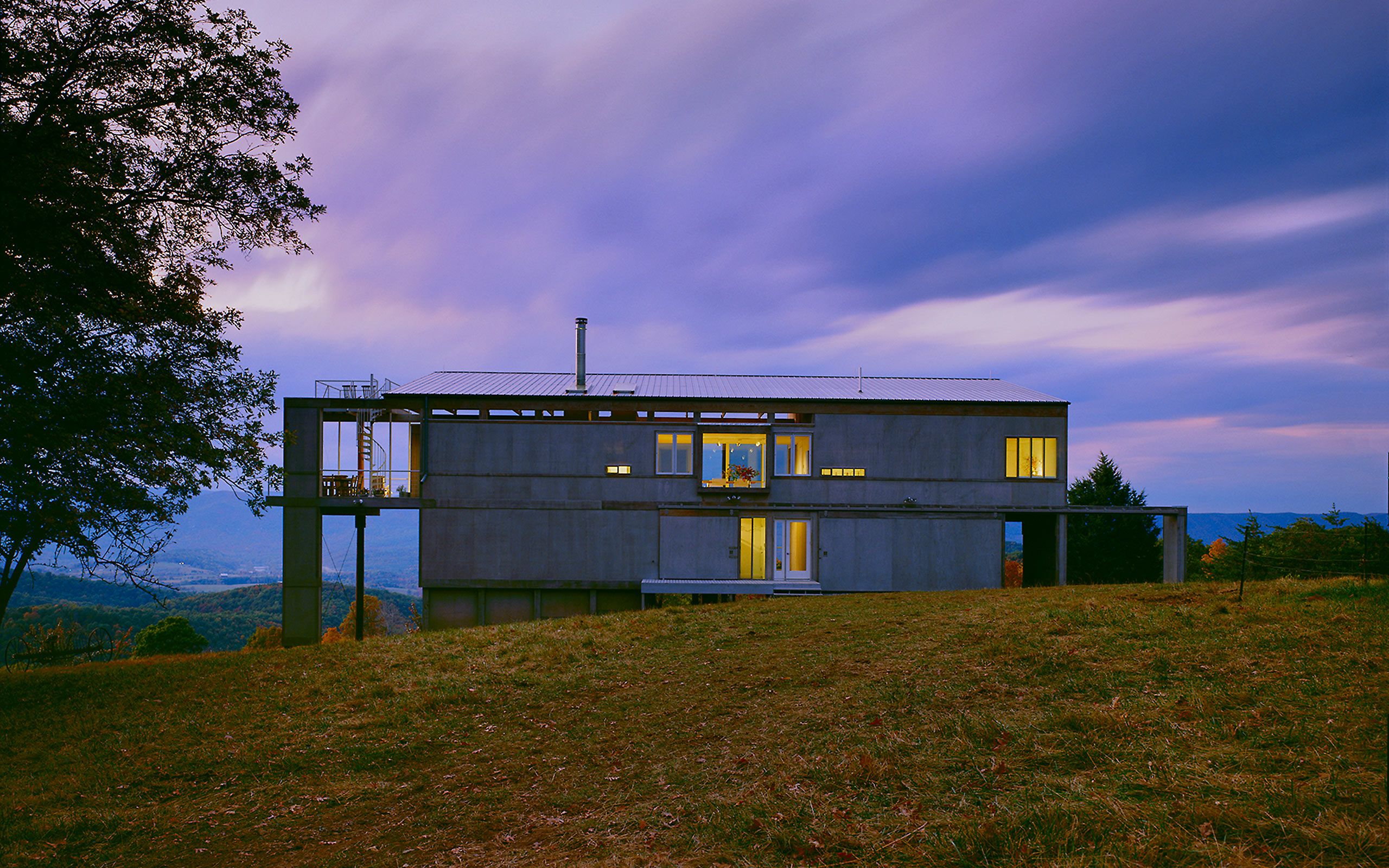 JERRY WELLS  .  BLUE RIDGE HOUSE  .  VIRGINIA  .  PHOTOGRAPHED FOR PROGRESSIVE ARCHITECTURE