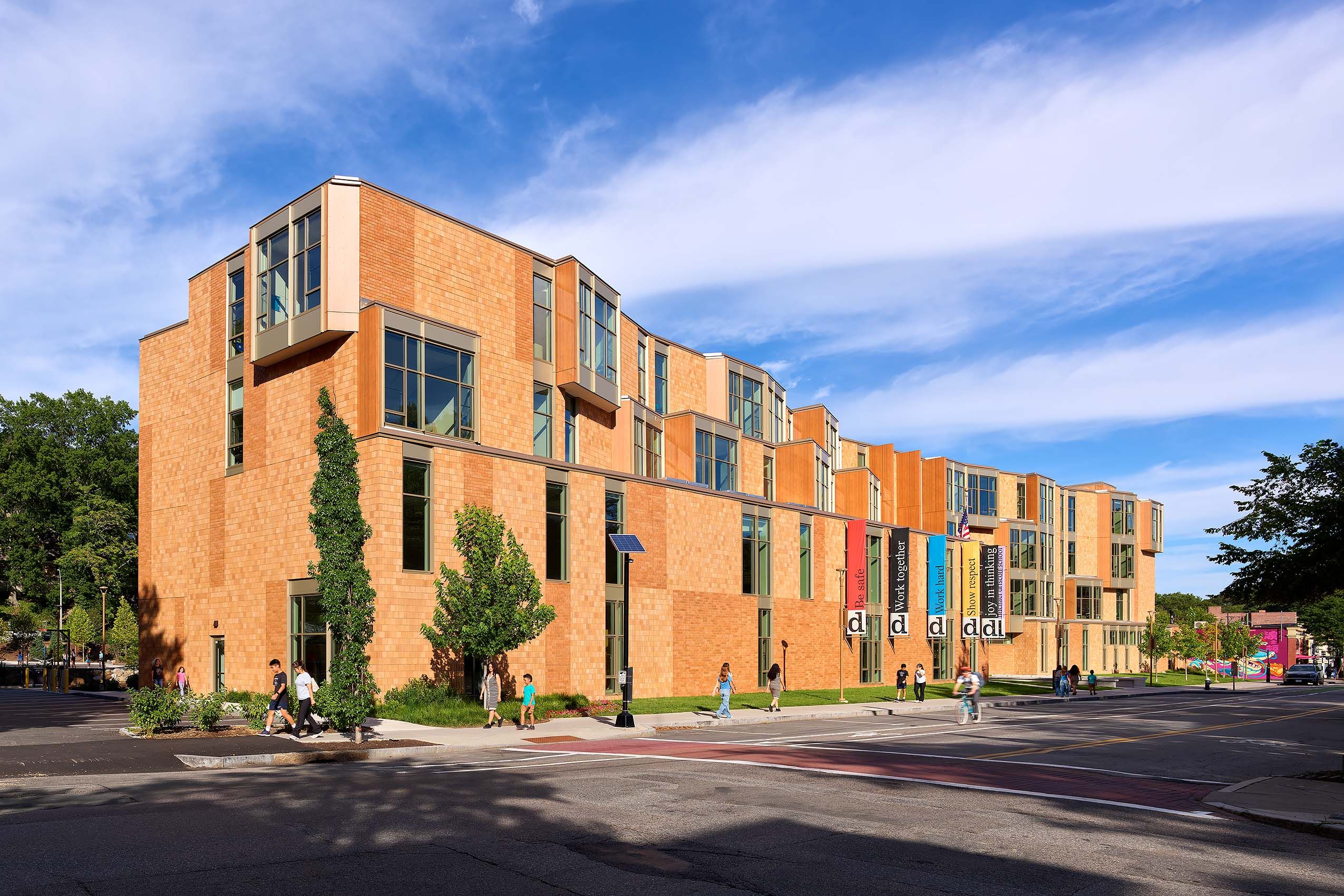 JONATHAN LEVI ARCHITECTS  .  MICHAEL DRISCOLL SCHOOL  .  BROOKLINE MA