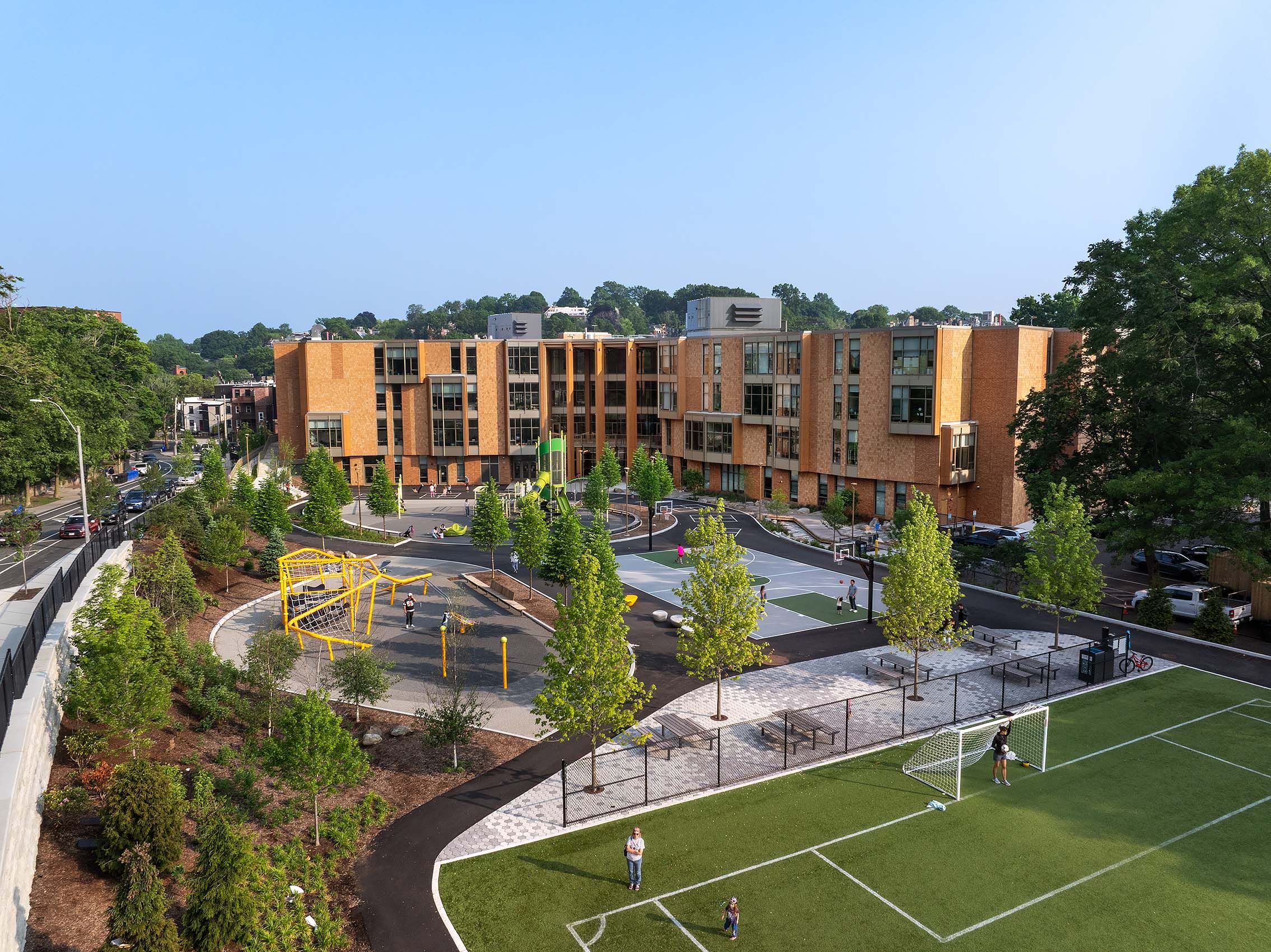 JONATHAN LEVI ARCHITECTS  .  MICHAEL DRISCOLL SCHOOL  .  BROOKLINE MA