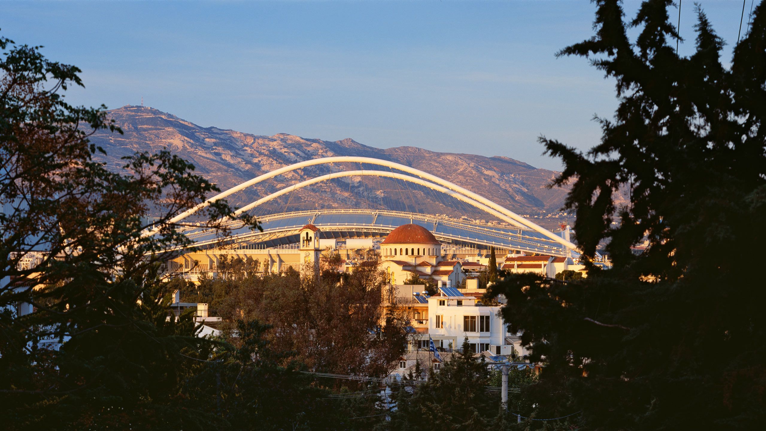 SANTIAGO CALATRAVA . 2004 OLYMPICS SPORTS COMPLEX . ATHENS