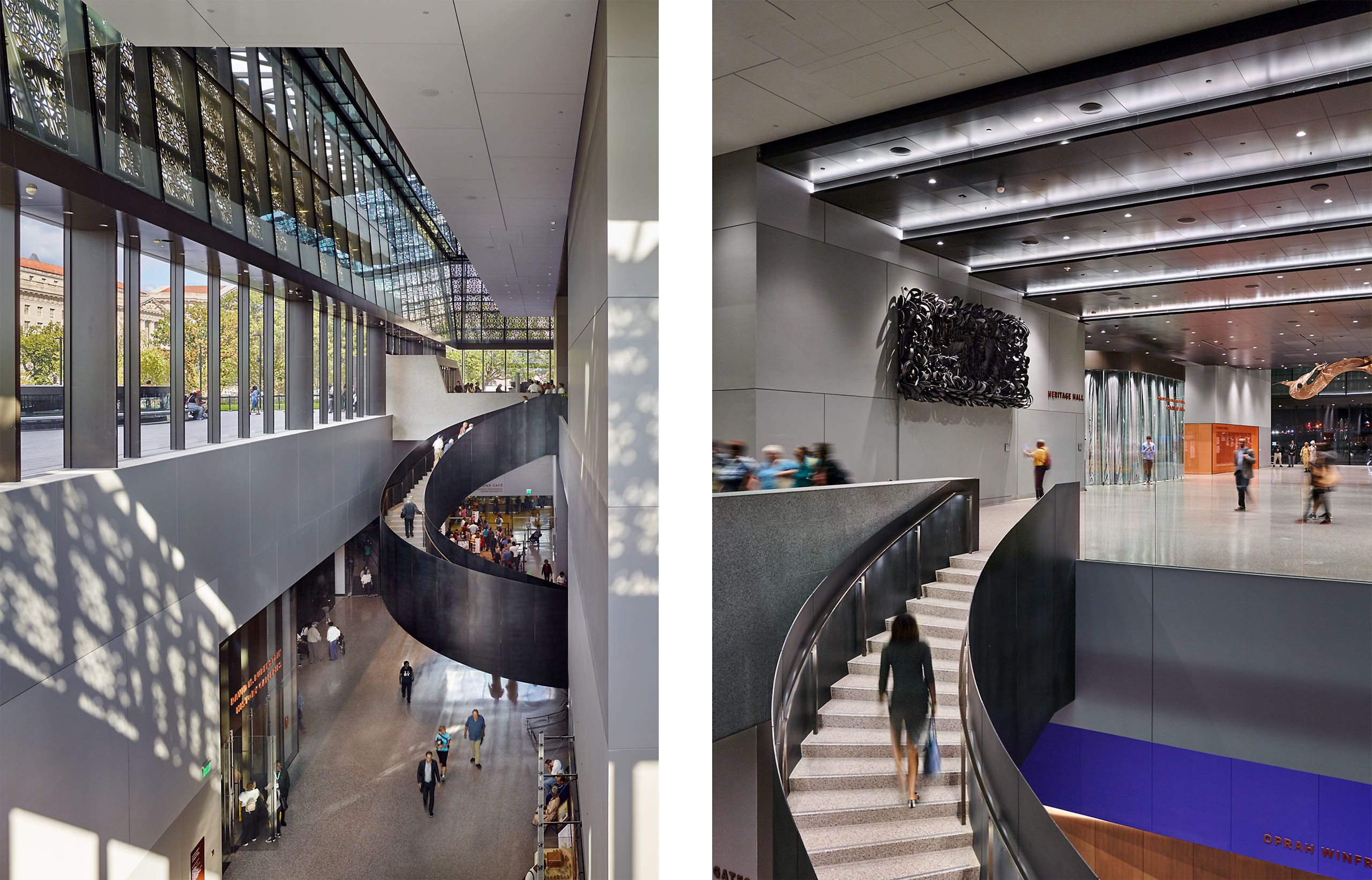FREELON ADJAYE BOND / SMITHGROUP  .  NATIONAL MUSEUM OF AFRICAN AMERICAN HISTORY & CULTURE  .  WASHINGTON DC