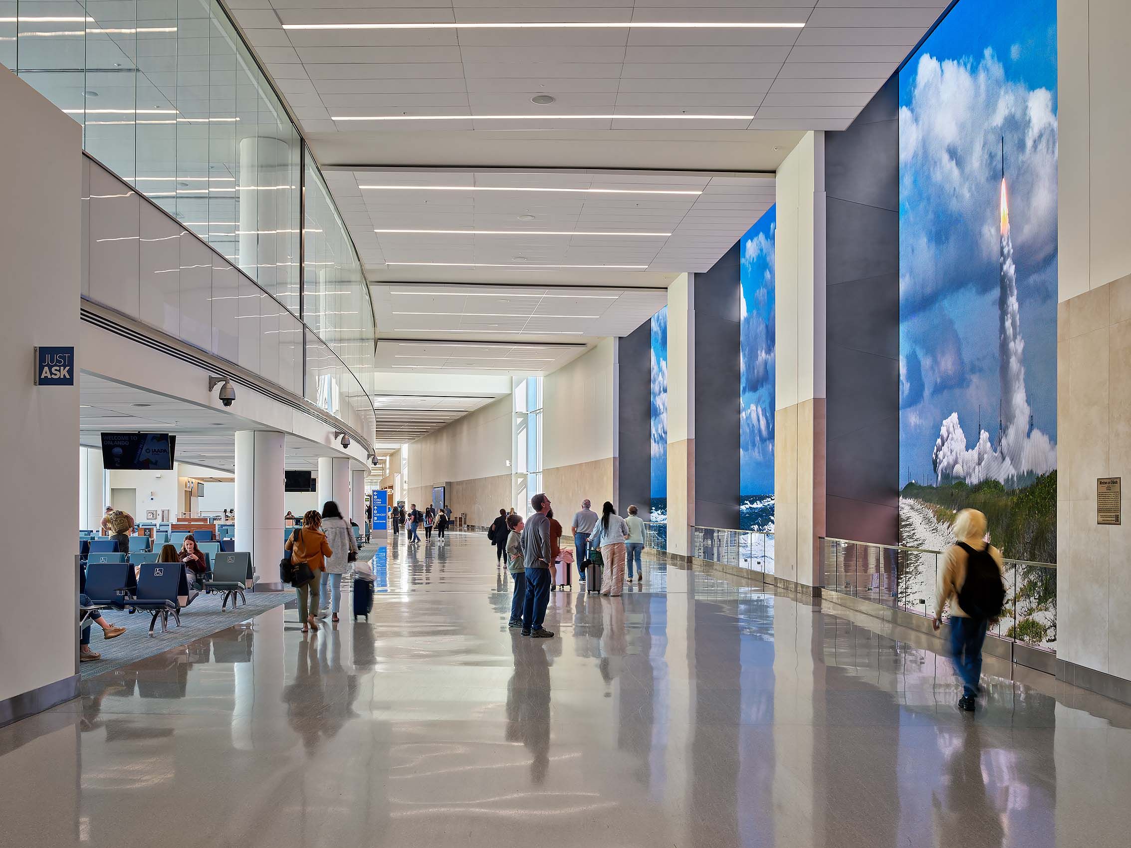 FENTRESS STUDIO  .  ORLANDO INTERNATIONAL AIRPORT TERMINAL C