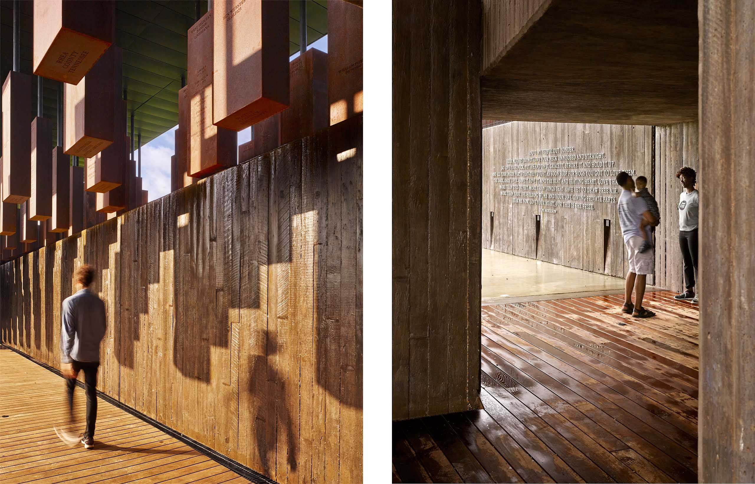 MASS DESIGN GROUP  .  NATIONAL MEMORIAL FOR PEACE AND JUSTICE  .  MONTGOMERY AL