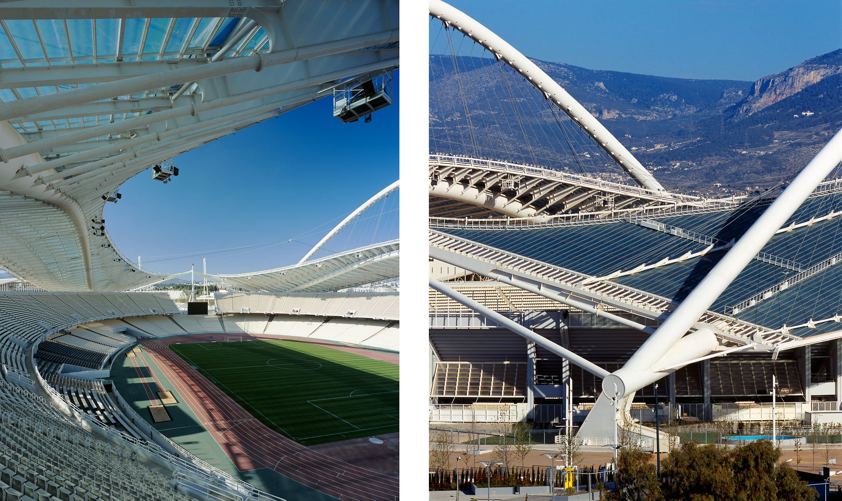 SANTIAGO CALATRAVA . 2004 OLYMPICS SPORTS COMPLEX . ATHENS