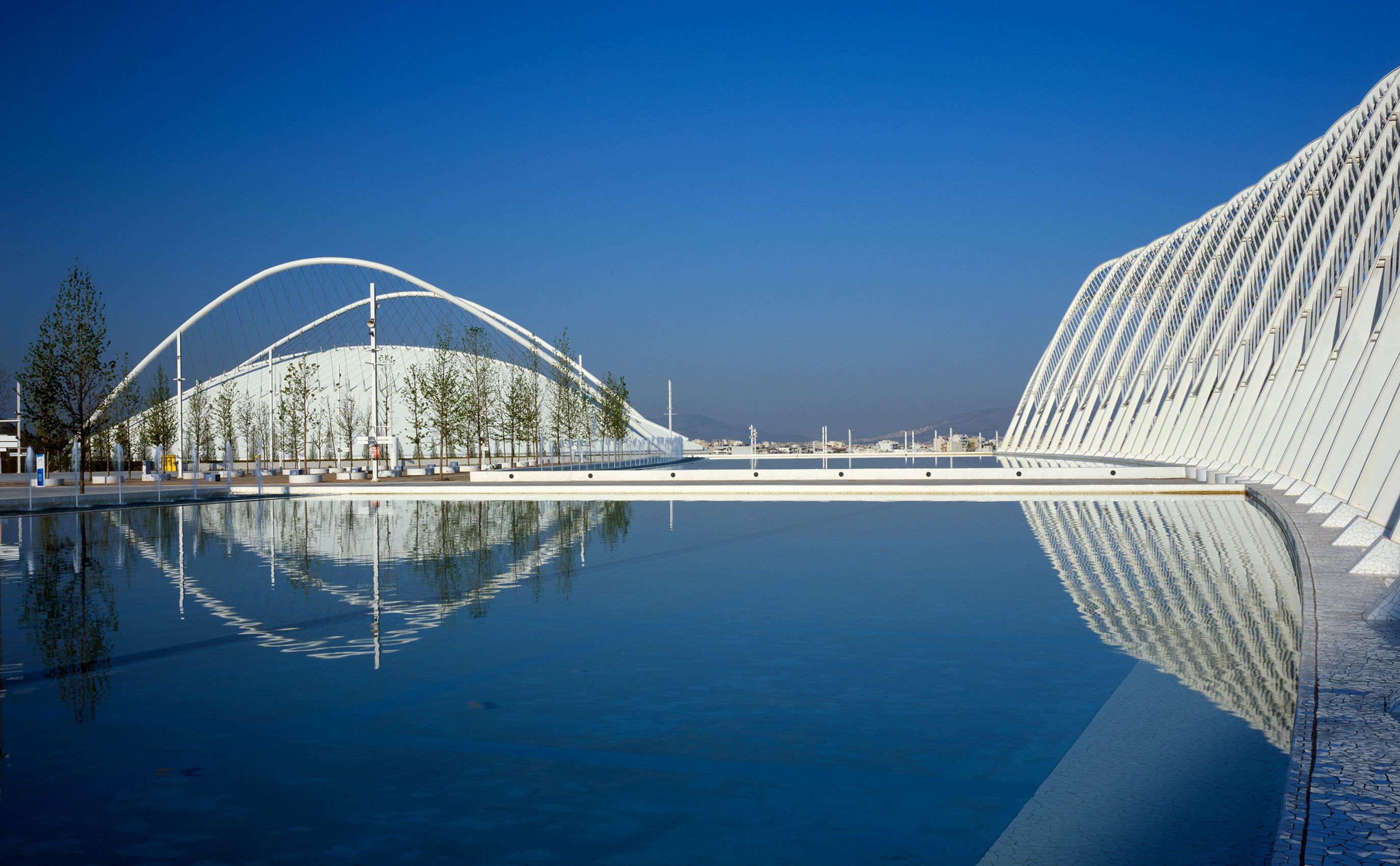 SANTIAGO CALATRAVA . 2004 OLYMPICS SPORTS COMPLEX . ATHENS