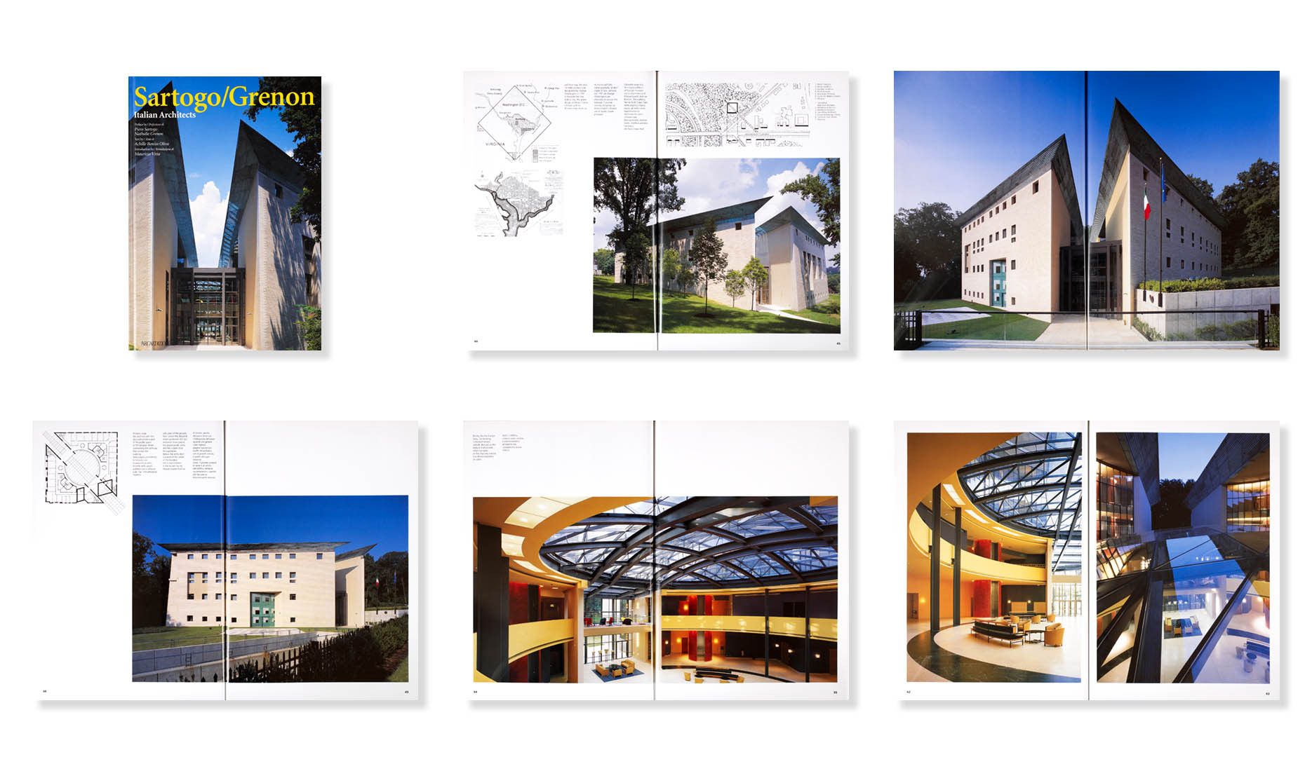 SARTOGO / GRENON: ITALIAN ARCHITECTS . l'ARCA EDIZIONI . CONTRIBUTING PHORTOGRAPHER