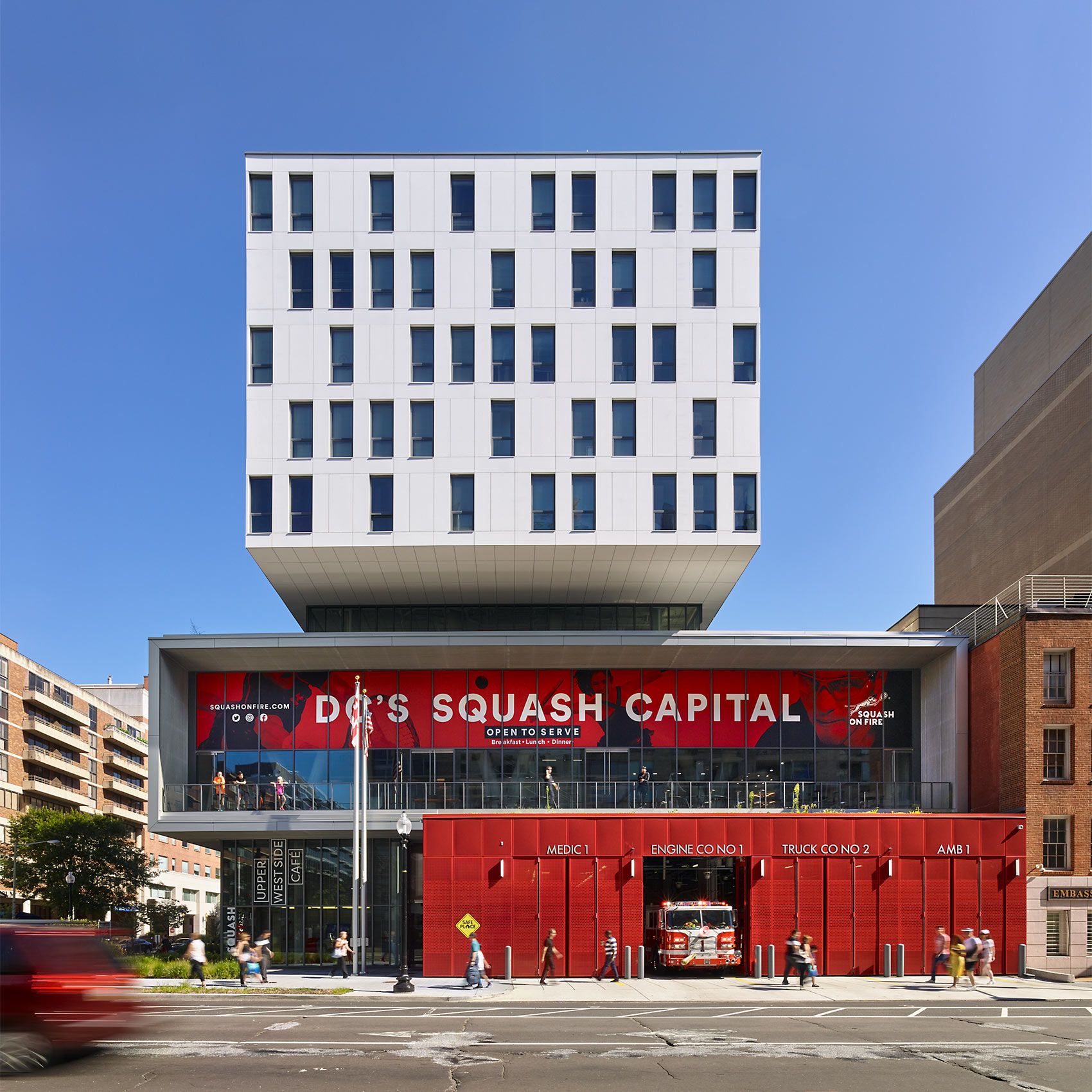 TEN ARQUITECTOS  .  SQUASH OVER FIRE  .  WASHINGTON DC