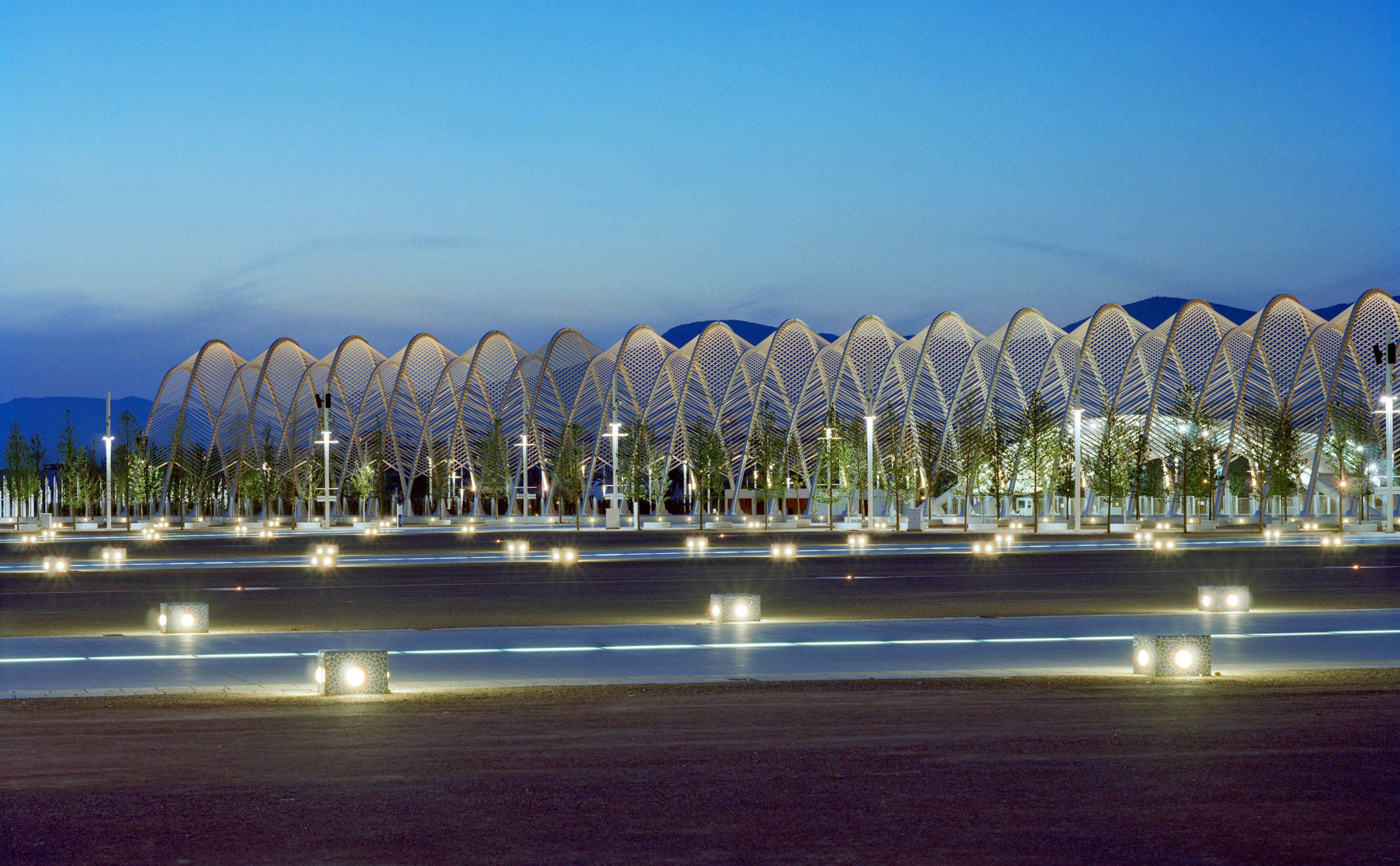 SANTIAGO CALATRAVA . 2004 OLYMPICS SPORTS COMPLEX . ATHENS