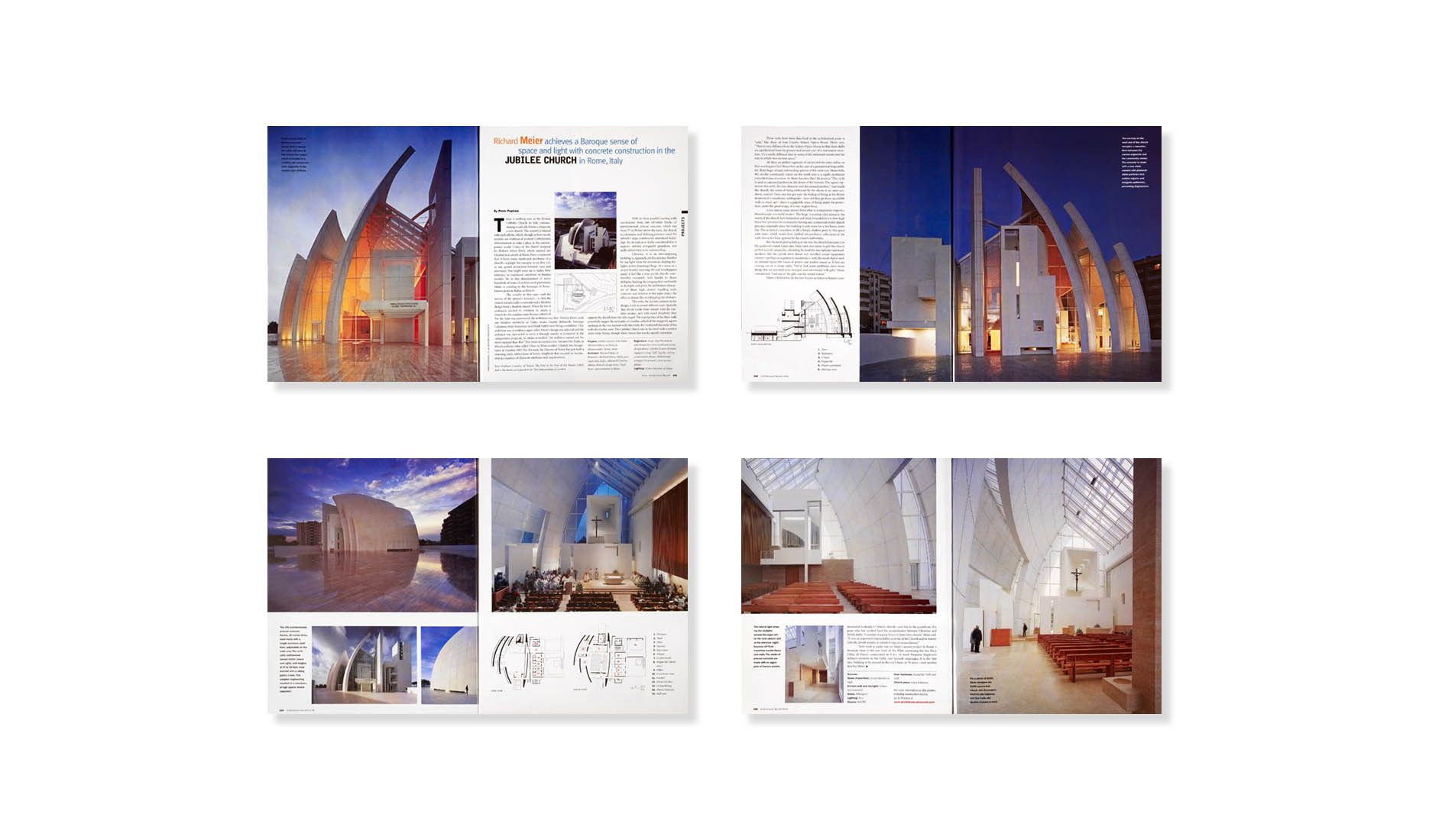 ARCHITECTURAL RECORD 02.04  .  RICHARD MEIER  .  JUBILEE CHURCH