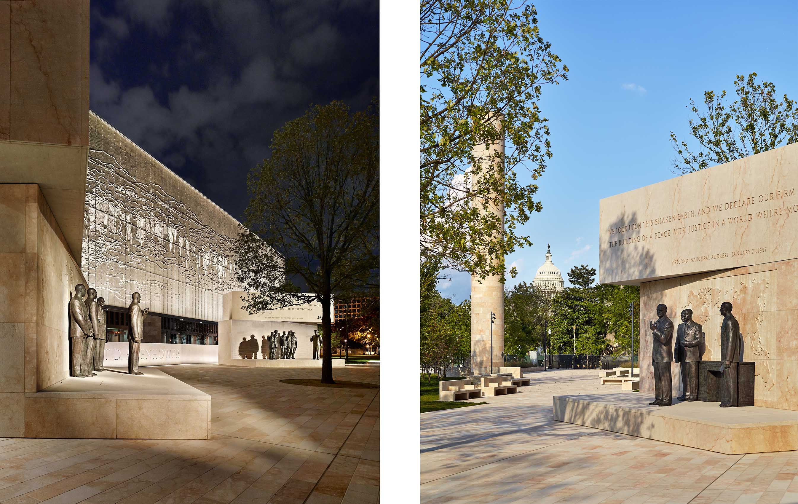 GEHRY PARTNERS   .   EISENHOWER NATIONAL MEMORIAL   .   WASHINGTON DC