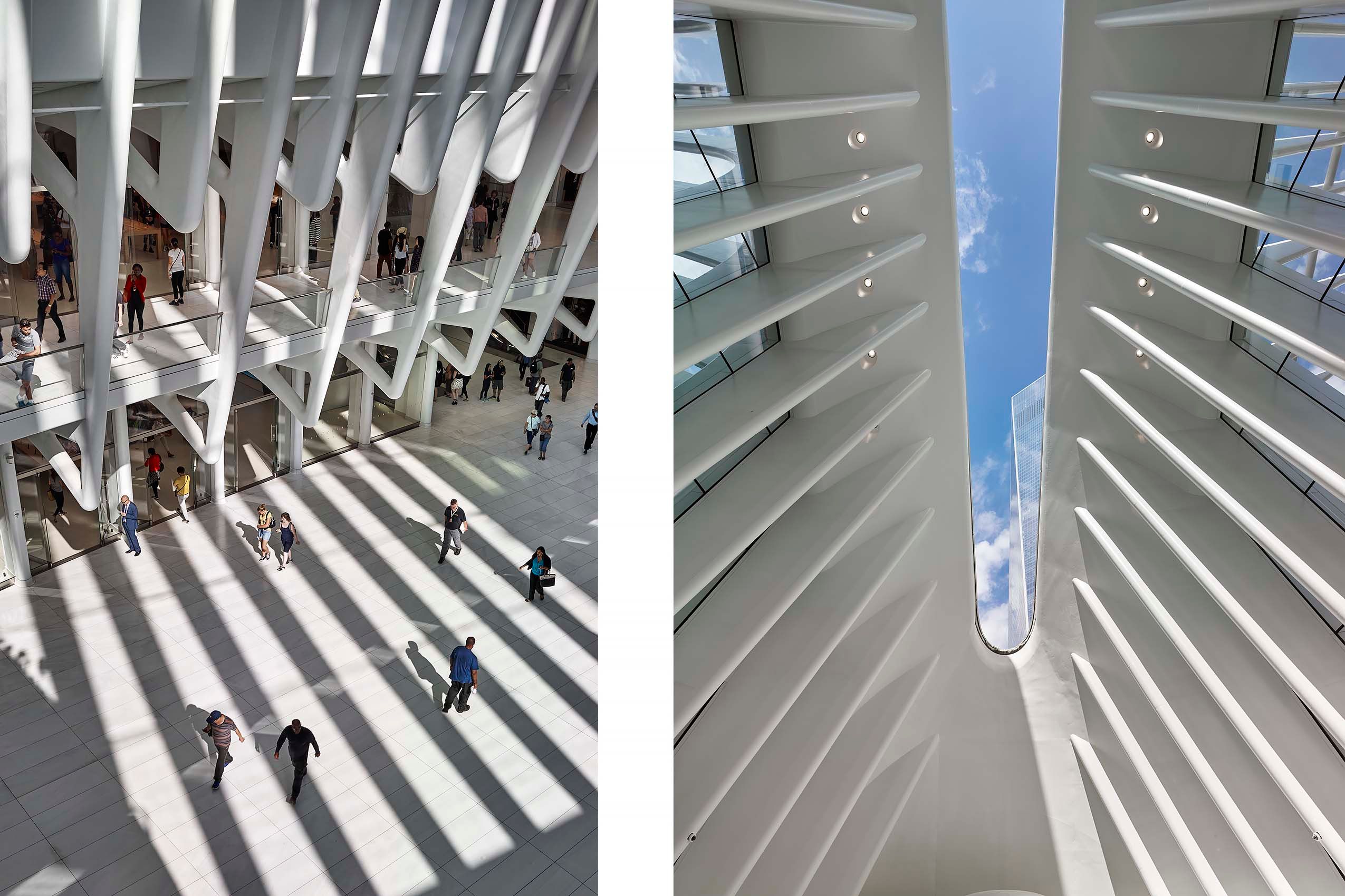 SANTIAGO CALATRAVA  .  WORLD TRADE CENTER TRANSPORTATION HUB  .  NEW YORK