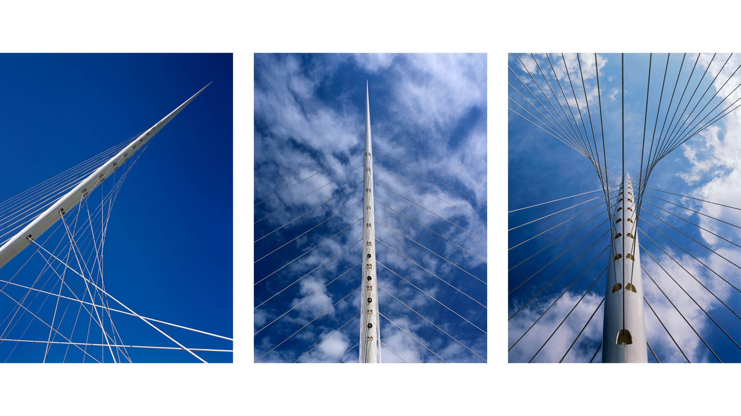 SANTIAGO CALATRAVA . THREE BRIDGES OVER THE HOOFDVAART . THE NETHERLANDS