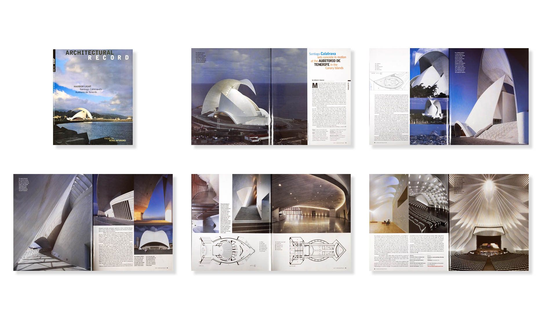 ARCHITECTURAL RECORD 02.04  .  SANTIAGO CALATRAVA  .  AUDITORIO DE TENERIFE