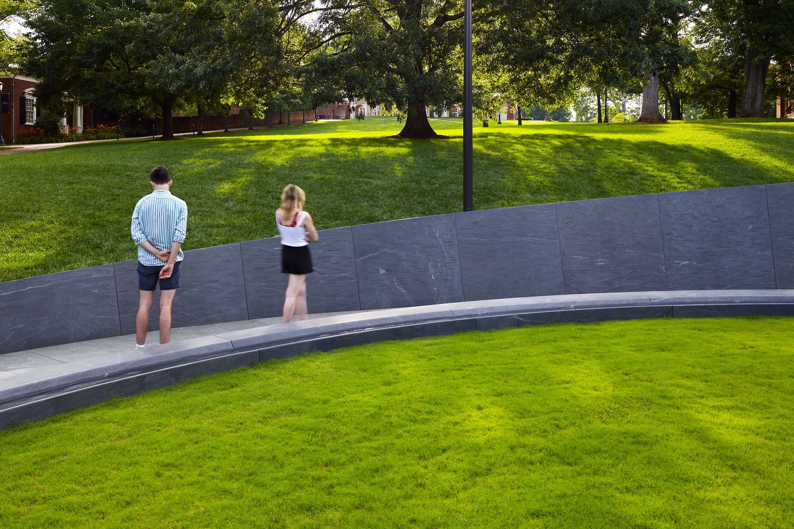 HÖWELER + YOON   .   MEMORIAL TO ENSLAVED LABORERS, UNIVERSITY OF VIRGINIA
